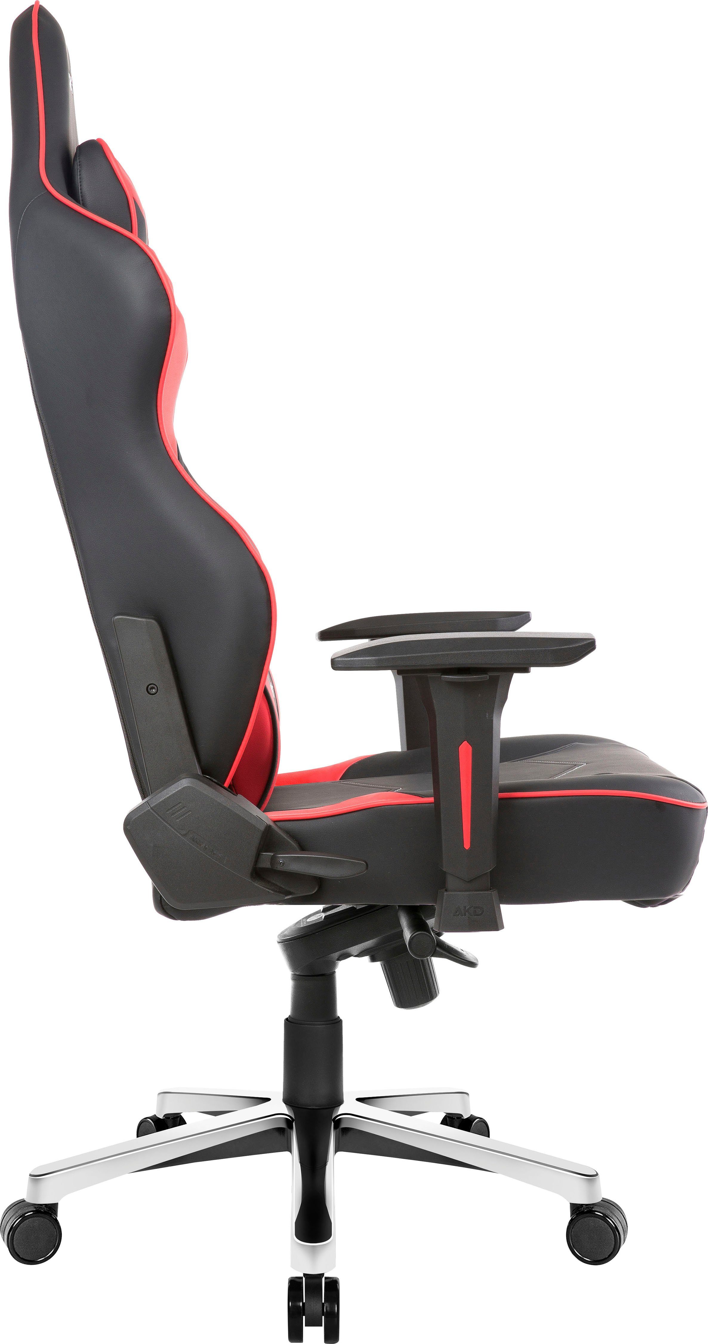 Max" große ergonomisch, rot Personen Master "AKRACING Gaming-Stuhl und schwere für Bürostuhl AKRacing Kunstleder, hochwertiges höhenverstellbar