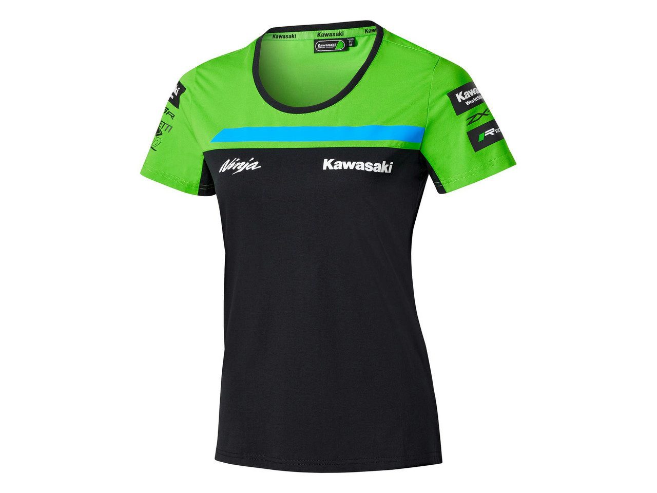 Kawasaki T-Shirt Kawasaki Damen WSBK Team Replika T-Shirt