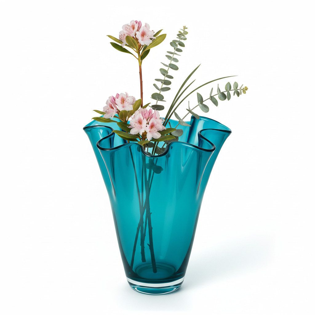 Signature Home Collection Tischvase (1 Stück, 1 St., 1x Glasvase), Handgefertigt in Europa, mundgeblasene Glasvase in Premiumqualität