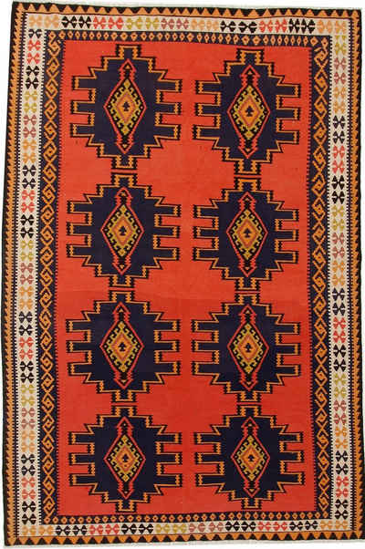 Orientteppich Perser Kelim Fars Azerbaijan Antik 291x195 Handgewebt Orientteppich, Nain Trading, Höhe: 0.4 mm