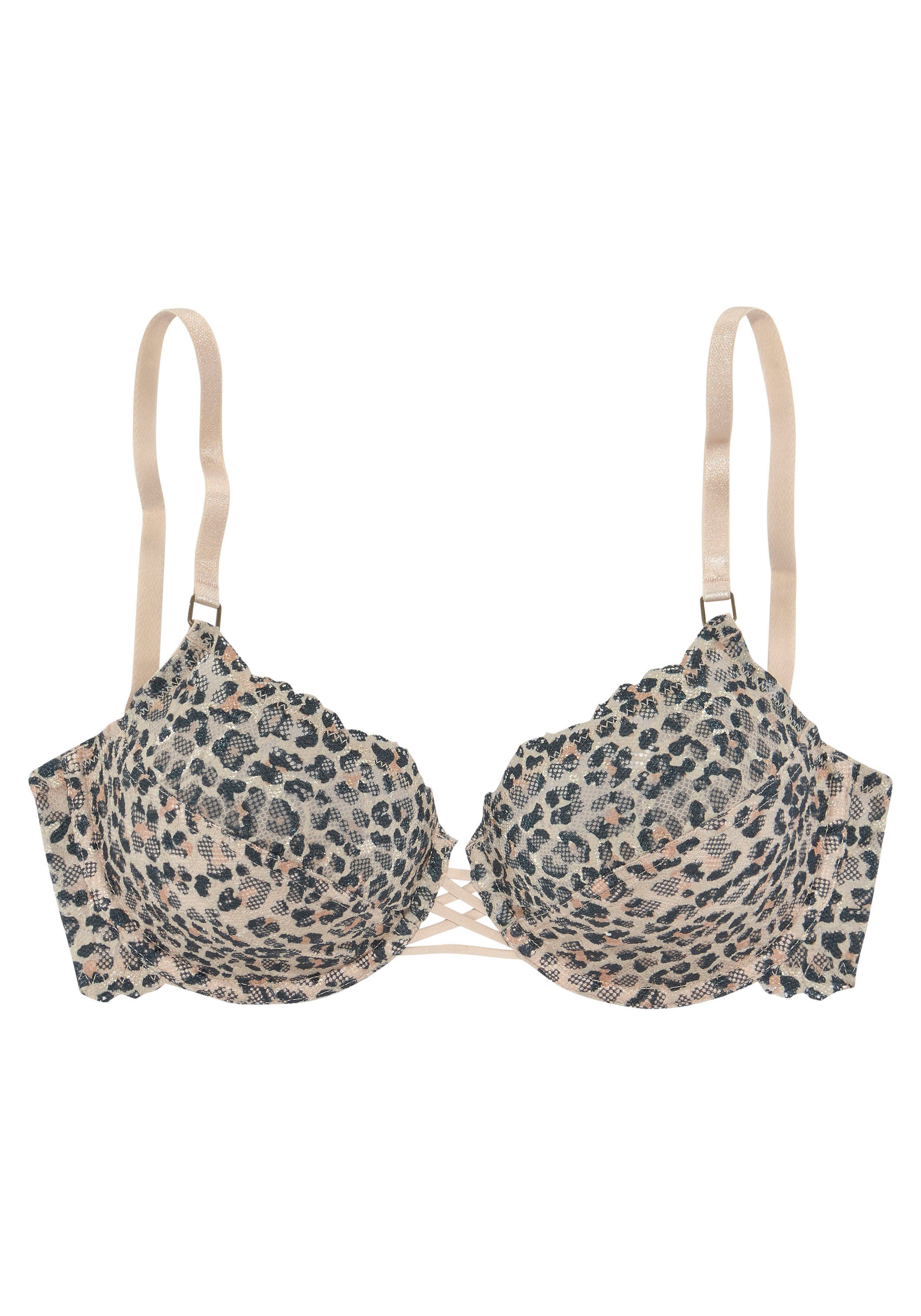 LASCANA Bügel-BH in einem aufregenden Leo-Look, sexy Dessous – Bild 2 von 5