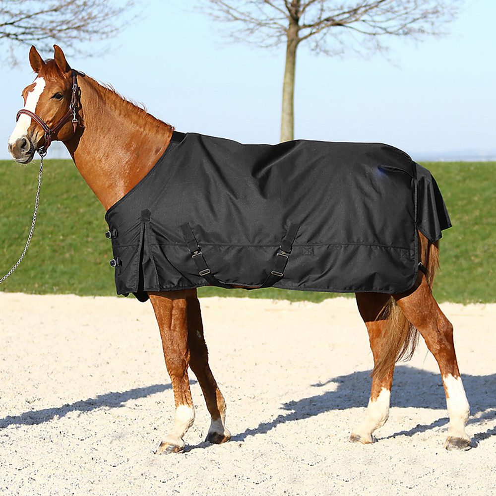 Euroriding Pferde-Thermodecke Euroriding FAIRBANKS Outdoordecke Light 100g - schwarz