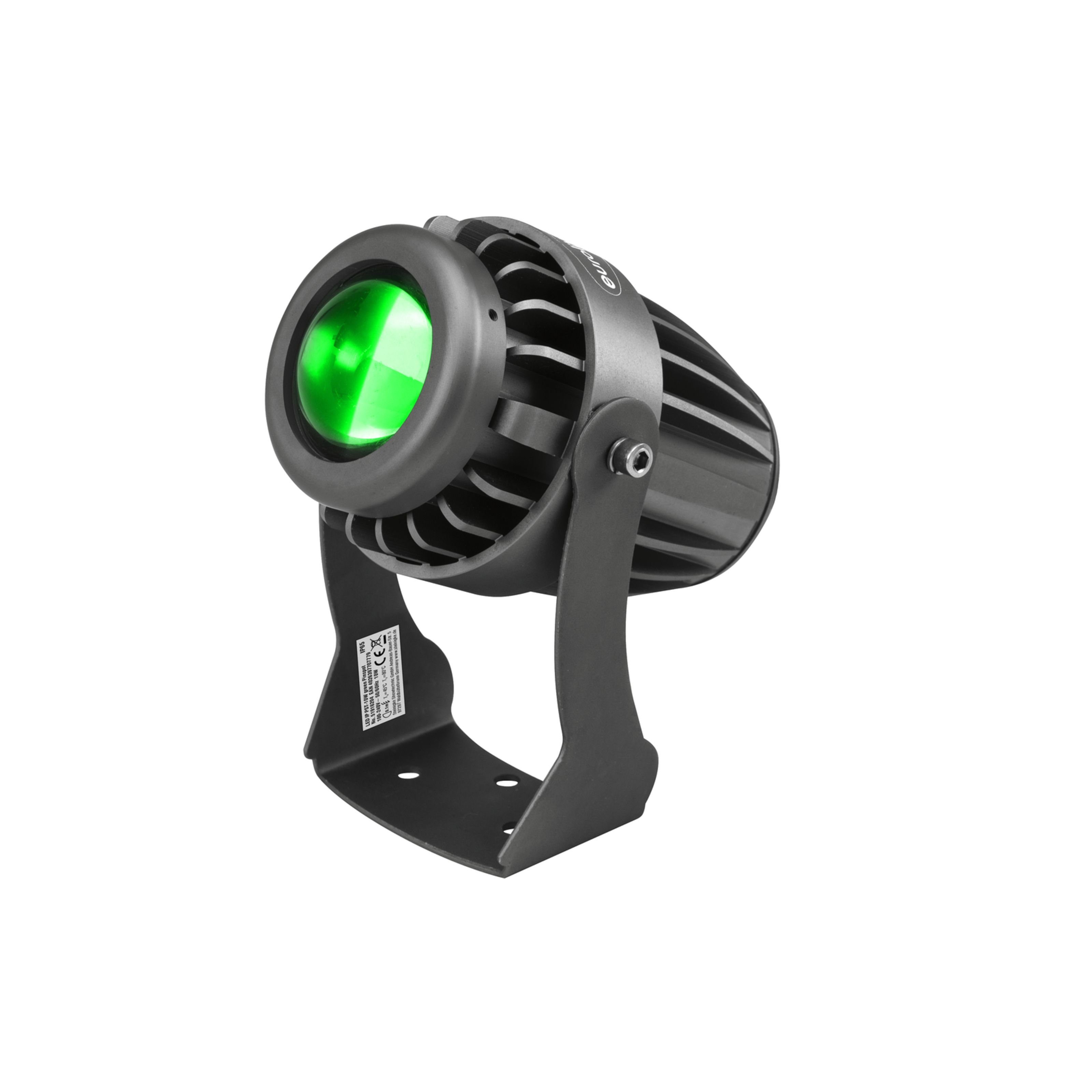 EUROLITE LED Scheinwerfer, LED IP PST-10W grün Pinspot - Pin Spot