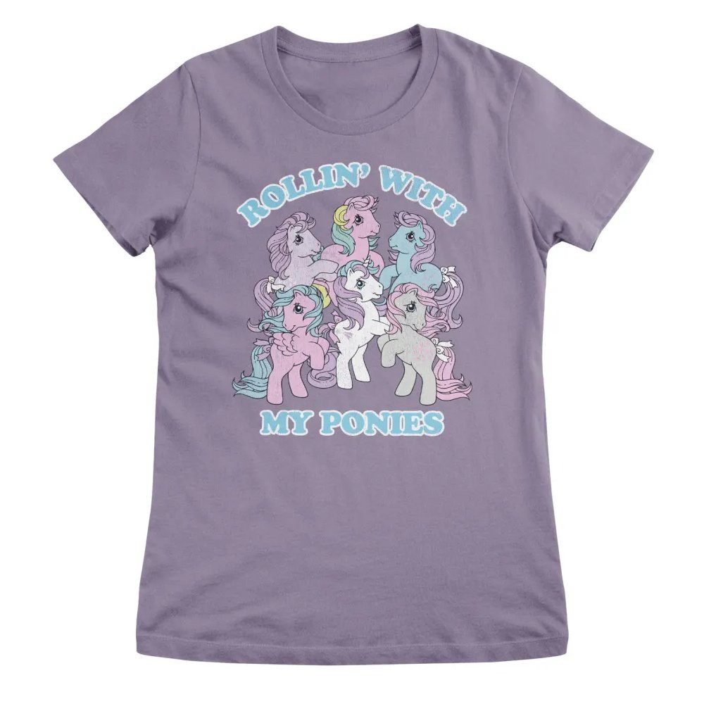 My Little Pony T-Shirt Rollin' With MY Ponies - Mlp Girly Tee