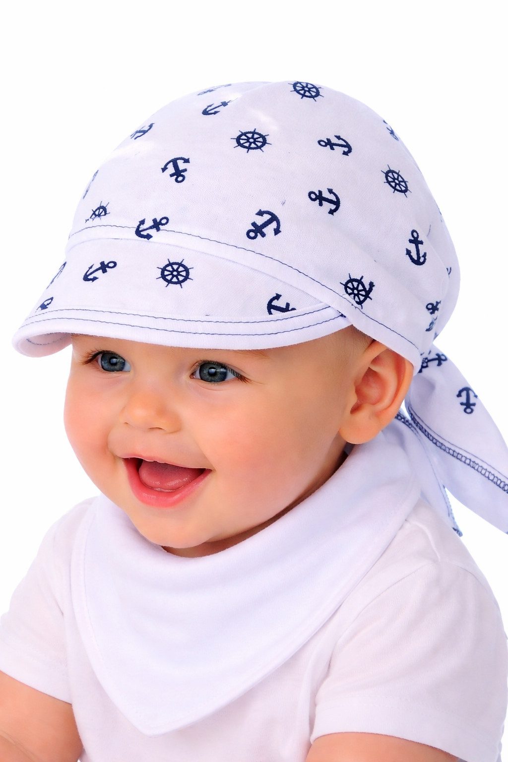 La Bortini Kopftuch Baby und Kinder Kopftuch Bandana 42 44 46 48 50 52 54 Sommer Mütze