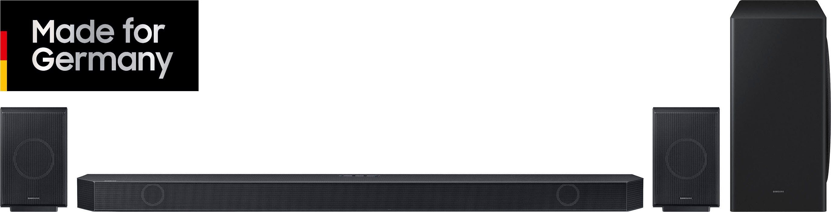 Samsung HW-Q935GC Soundbar (540 W, Gratis dazu: 48 Mon. Garantie im Wert von 39,99€, 9.1.4-SurroundSound)