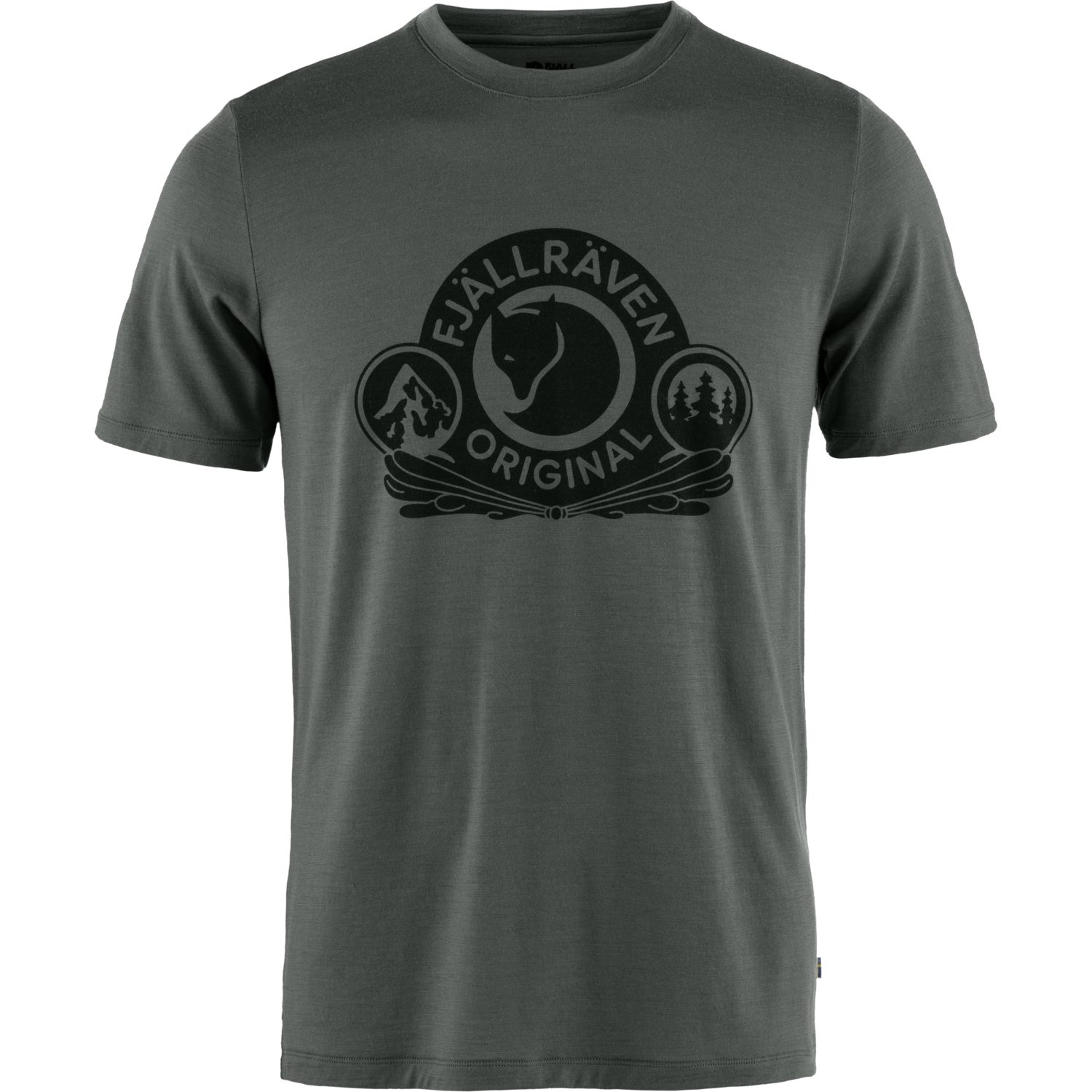 T-Shirt Abisko Wool Classic SS M 050 Basalt