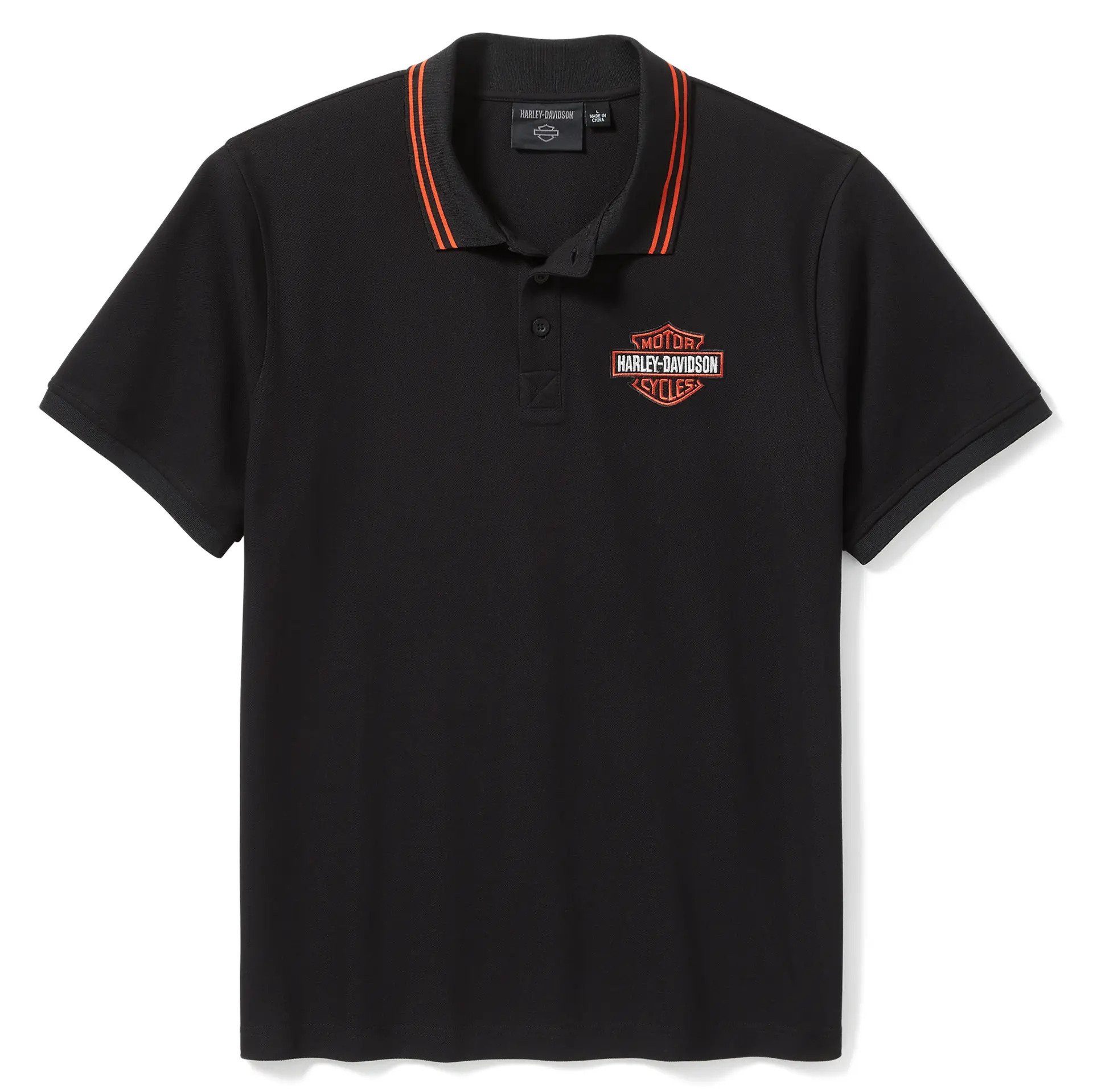 HARLEY-DAVIDSON Poloshirt POLOSHIRT B&S PIQUE