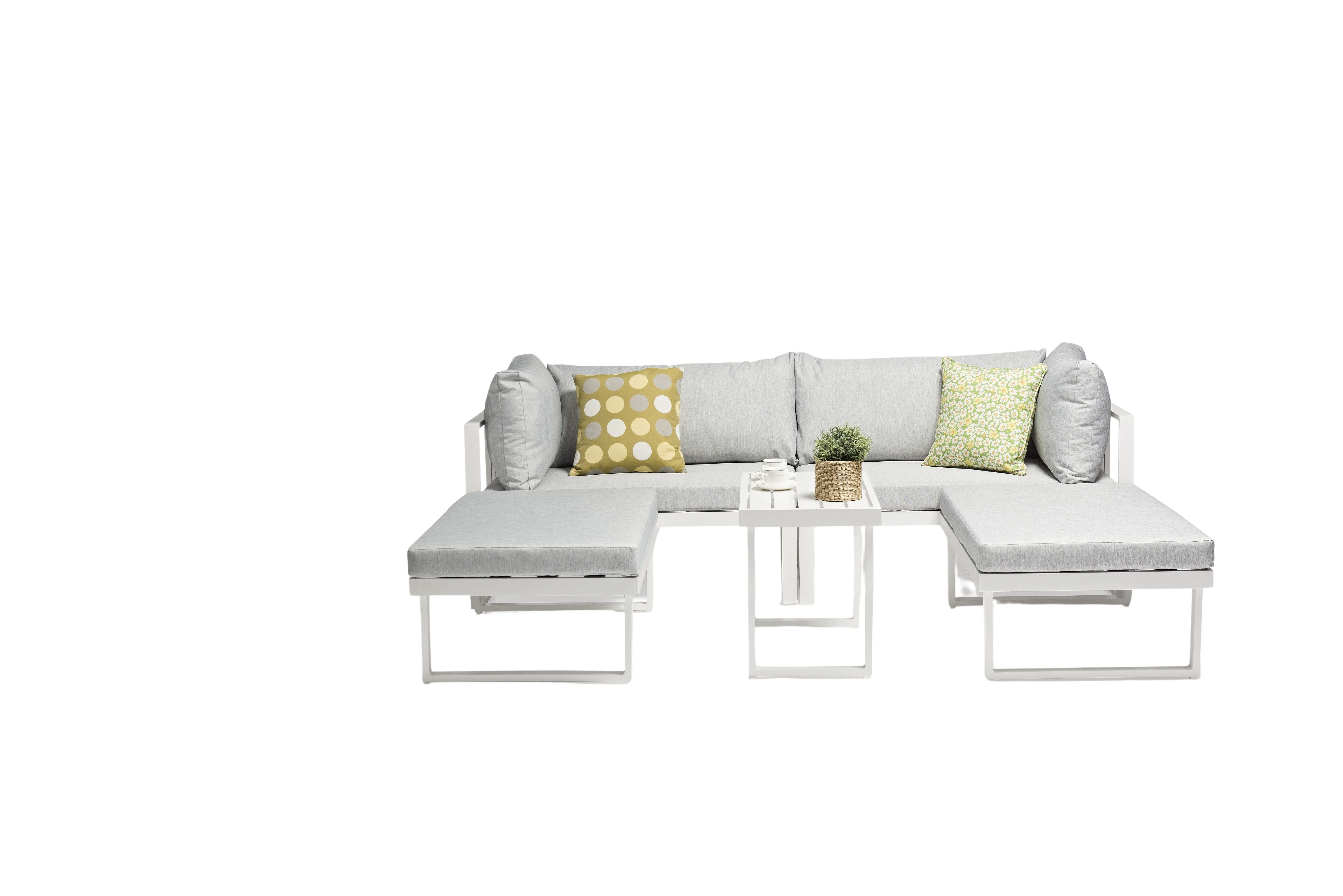 Destiny Loungeset LONG BEACH, Aluminium, variabel, günstig online kaufen