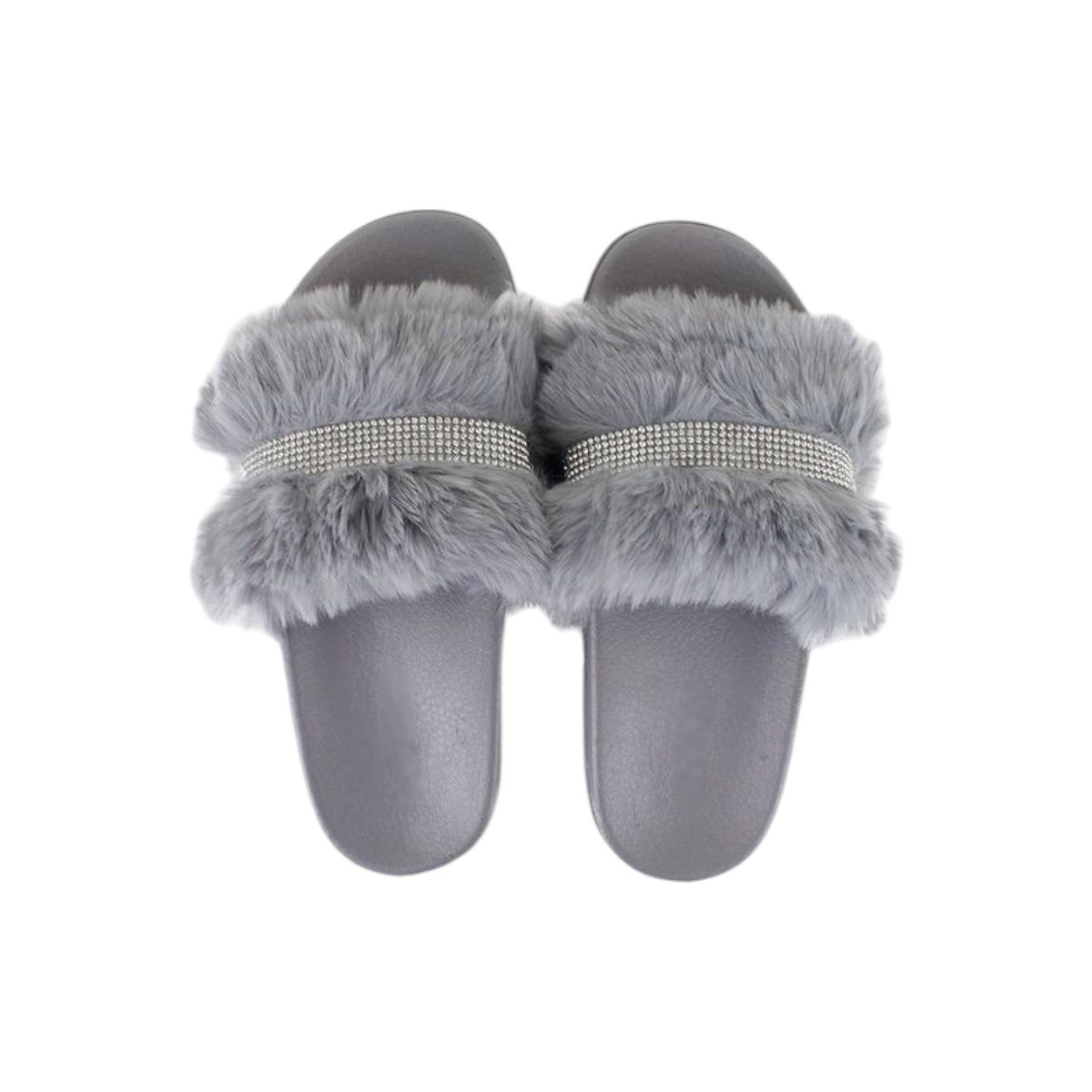 VewoTex Damen Hausschuhe mit Fell » Damenschuhe mit Kunstfell Hausschuh (1 Paar, 2-tlg., Kein Set) Schlappen & Garten Schuhe » Pantoffeln mit Kunstpelz