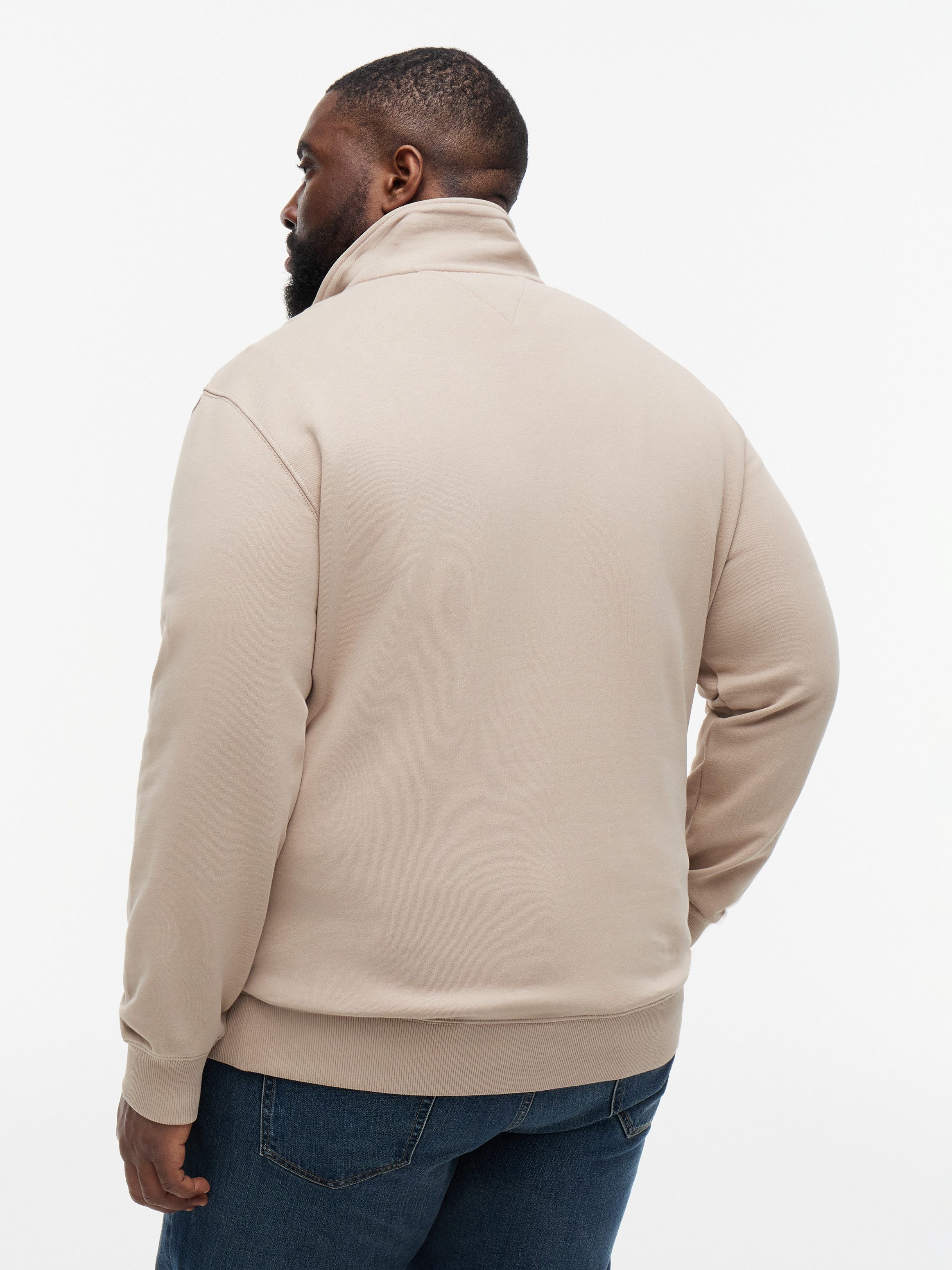 Tommy Hilfiger Big & Tall Sweatshirt BT-ESSENTIAL TERRY NEW 1/4 ZIP Große Größen