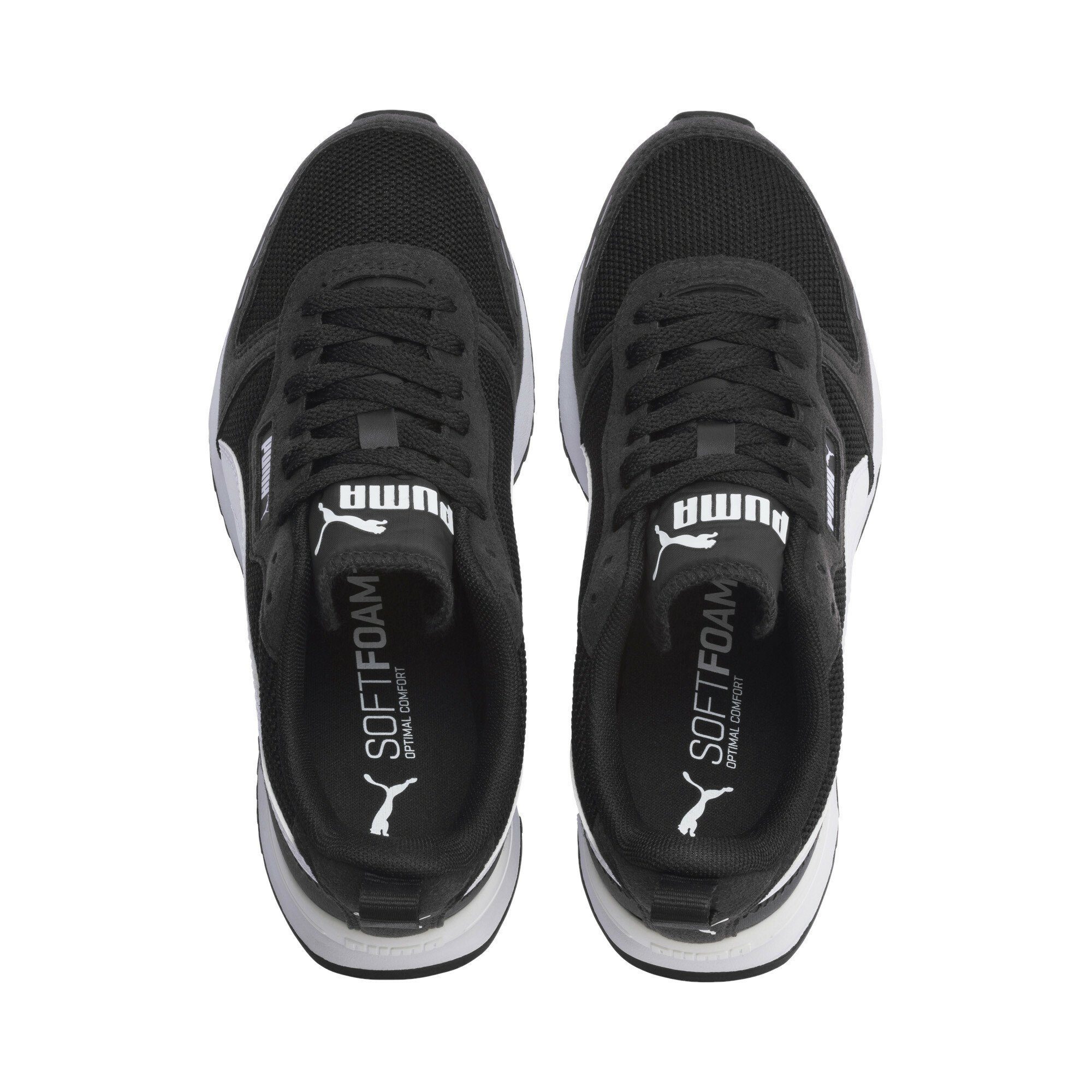 Sneakers Black Laufschuh Jugendliche PUMA White R78