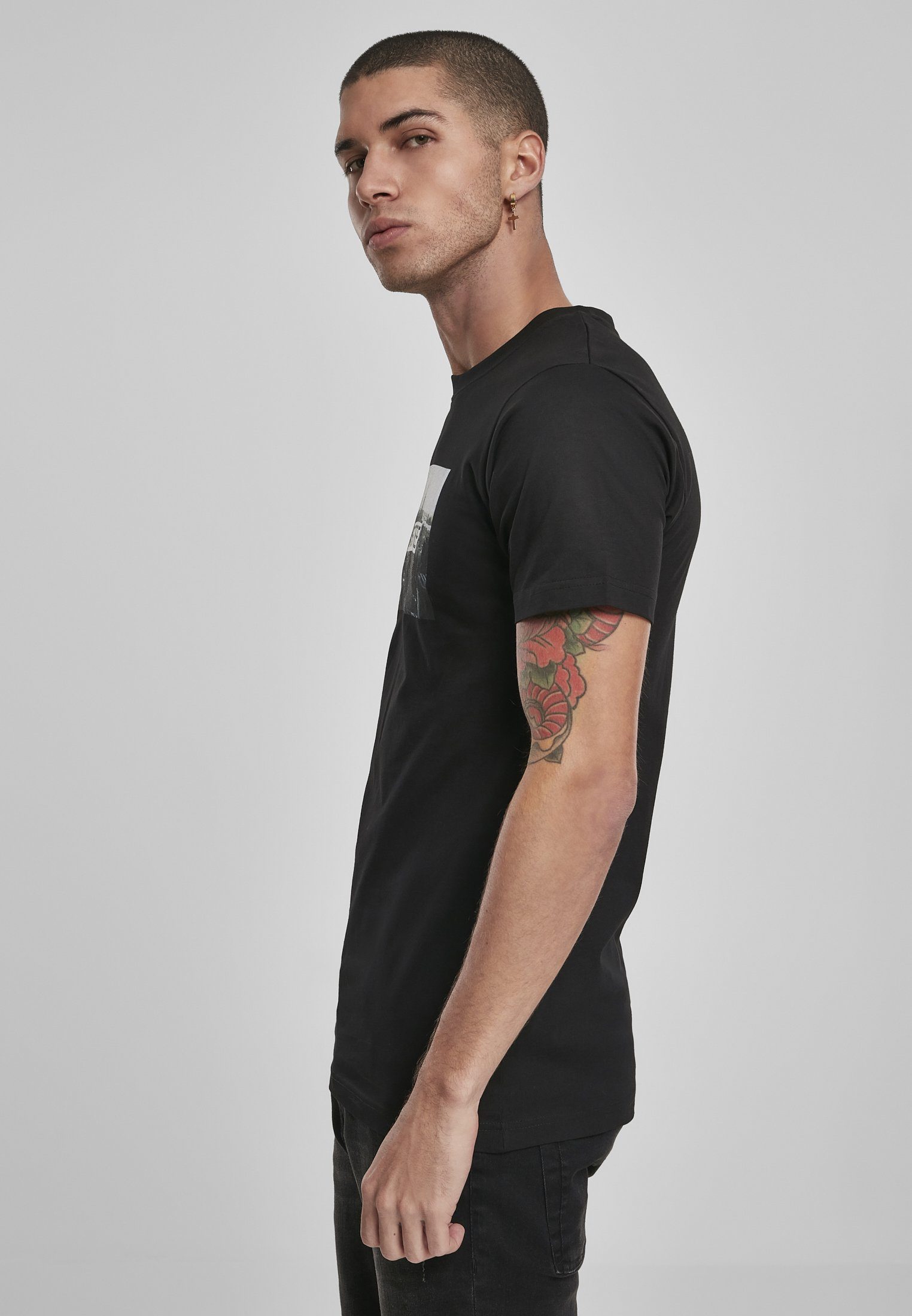 Tee Tee (1-tlg) MisterTee Skyline T-Shirt black Mister Herren