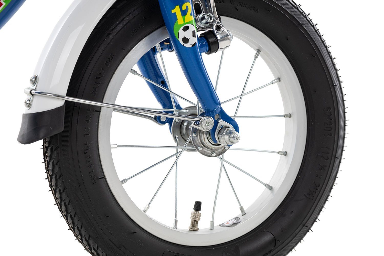 Pinniped Kinderfahrrad Kid 12, 1 Gang Bremsnabe Schaltwerk, Kinderrad 12 bis 18 Zoll Junge Mädchen blau