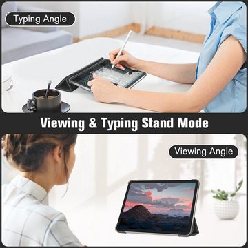 Fintie Tablet-Hülle für iPad Air 5 Gen 2022/ iPad Air 4 Gen 2020 [Magnetverschluss], Leichte Standhülle mit Durchscheinend Mattierter Rückseite