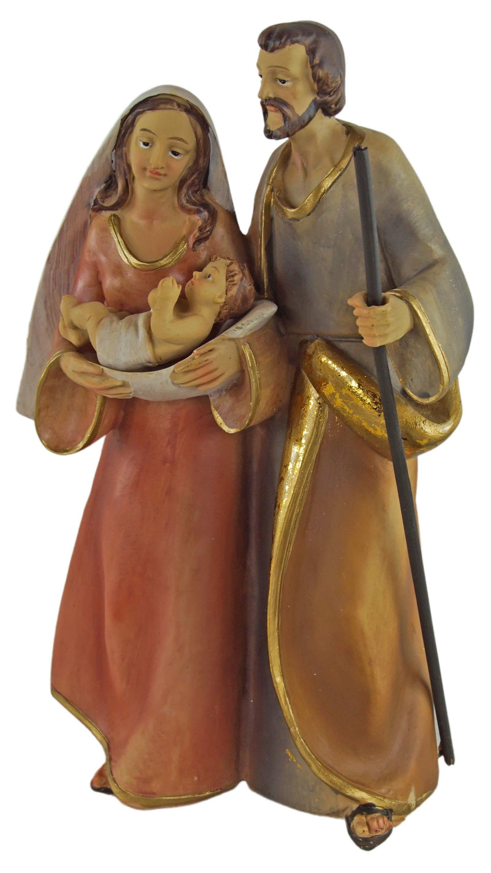 Krippenursel Krippenfigur Krippenfiguren Heilige 1-tlg), handbemalte 241-2 K Familie, Krippenfiguren 19 St., (1 cm, ca