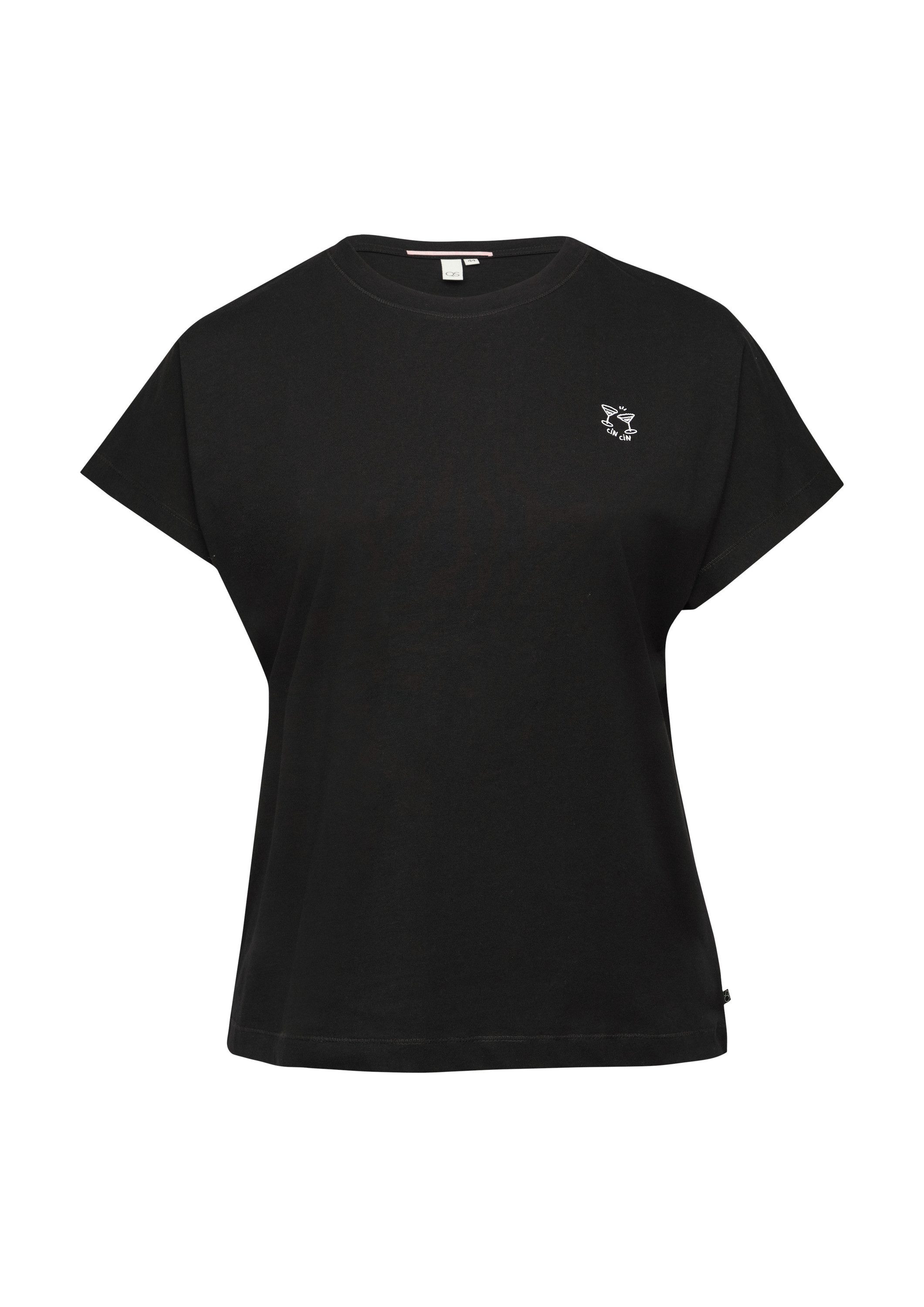 QS Kurzarmshirt T-Shirt (1-tlg) günstig online kaufen