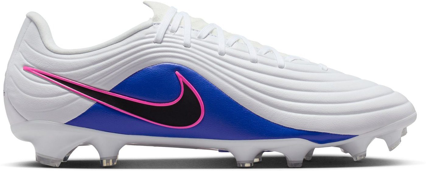 Nike TIEMPO MAESTRO ACADEMY FG/MG WHITE/BLACK-RACER BLUE-PINK BL Fußballschuh