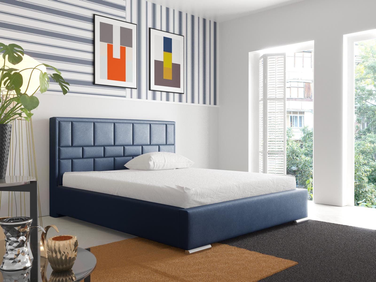 JVmoebel Bett Doppelbettrahmen für Hotel, große Schlafzimmermöbel, Made in Europa