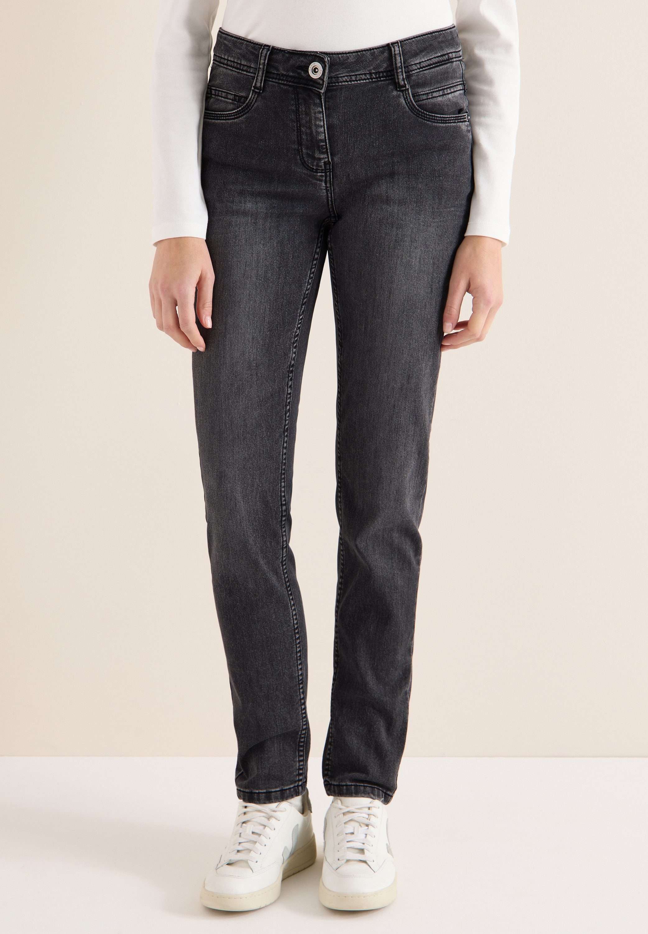 CECIL Comfort-fit-Jeans Middle Waist