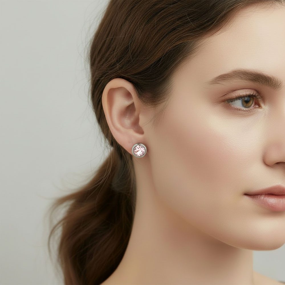 Sergio Engel Ohrclip-Set Basics Ohrclip 05 Minimalistischer Kristallohrclip in vielen Farben (Paar Ohrclips, 2-tlg., Paar)