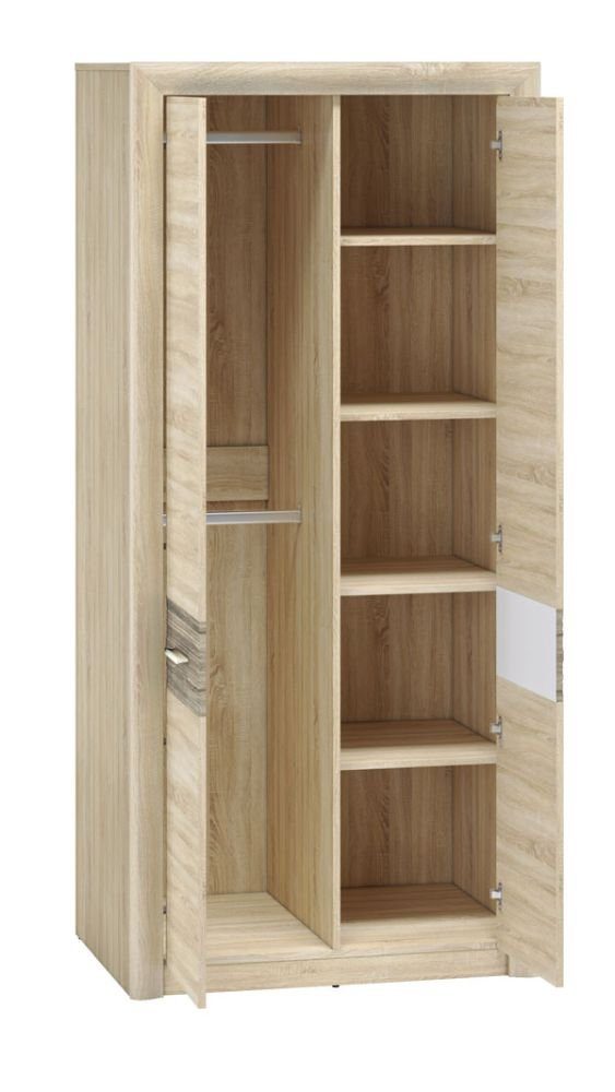 Feldmann-Wohnen Kleiderschrank Castel B/T/H: / 92 / cm 201 cm 66 cm