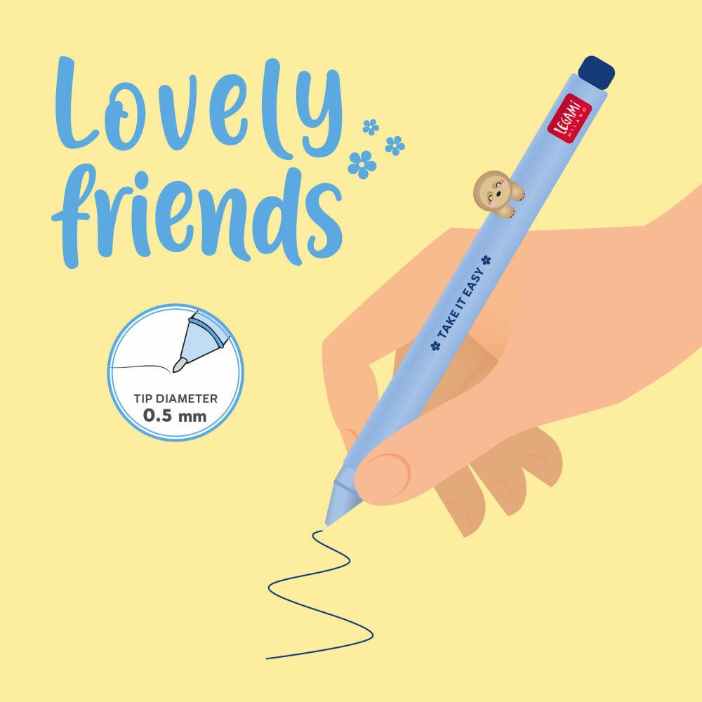 Legami Gelschreiber Gel Pen Lovely Friends Sloth