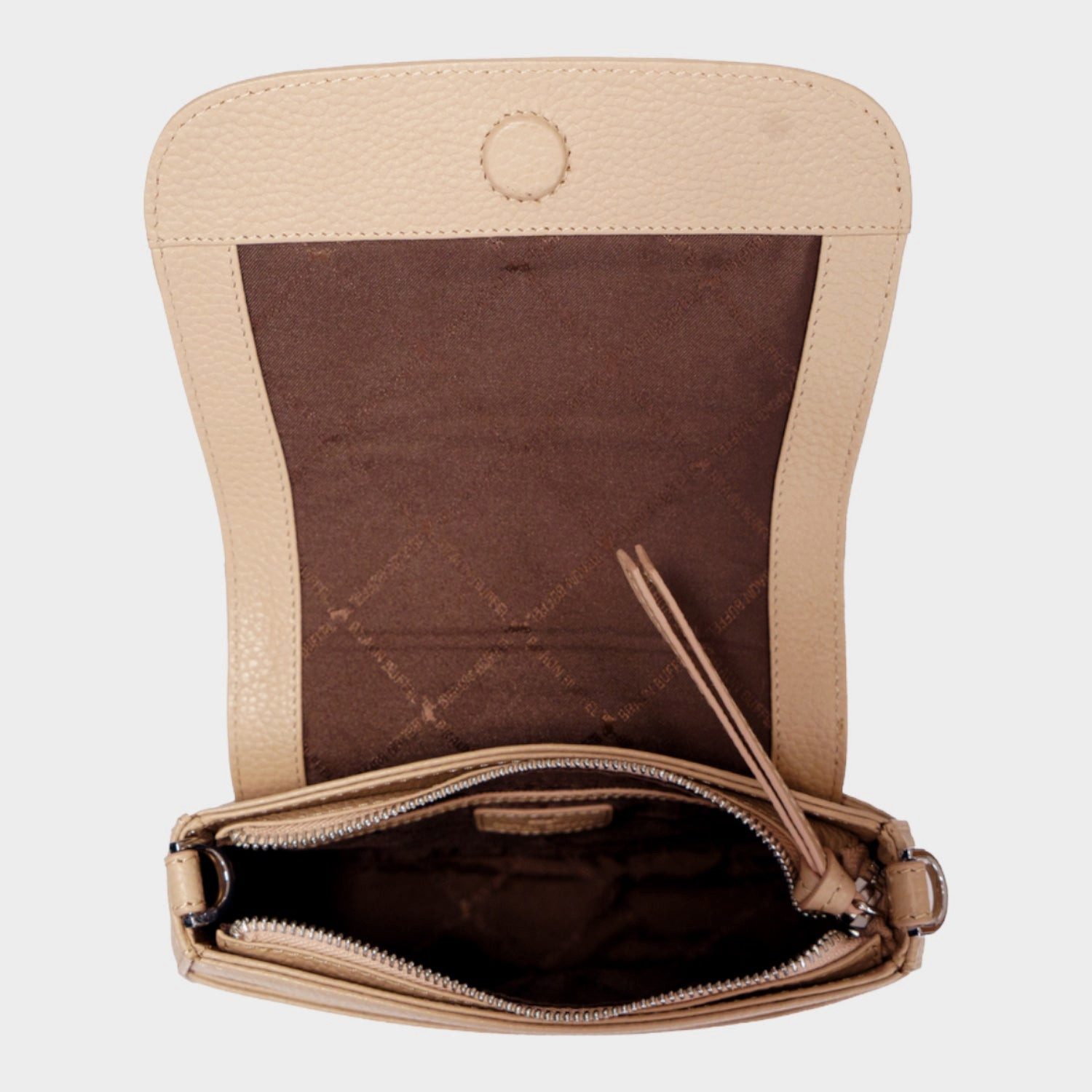 Braun Büffel Umhängetasche HANNA Flap Bag XS beige