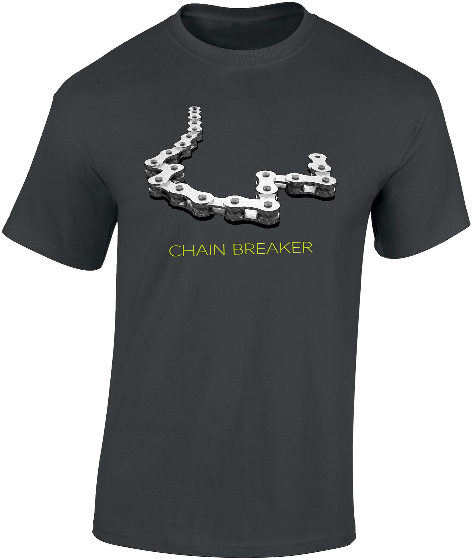 Baddery Print-Shirt Fahrrad T-Shirt: "Chain Breaker", günstig online kaufen