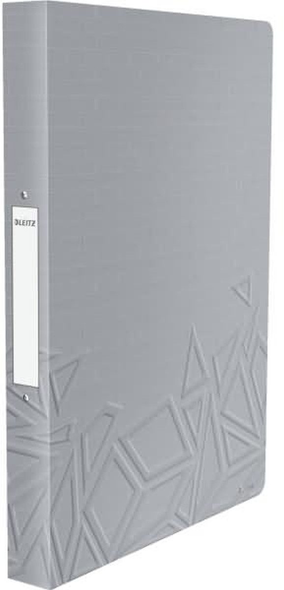 LEITZ Präsentationsordner Ringbuch Urban Chic A4 PP 2 Ringe dunkelgrau