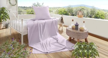 Bettwäsche Summer-Set Stone-Washed, Kissenbezug + Tuch, Primera, Renforcé, 2 teilig, die perfekte Lösung für heiße Nächte
