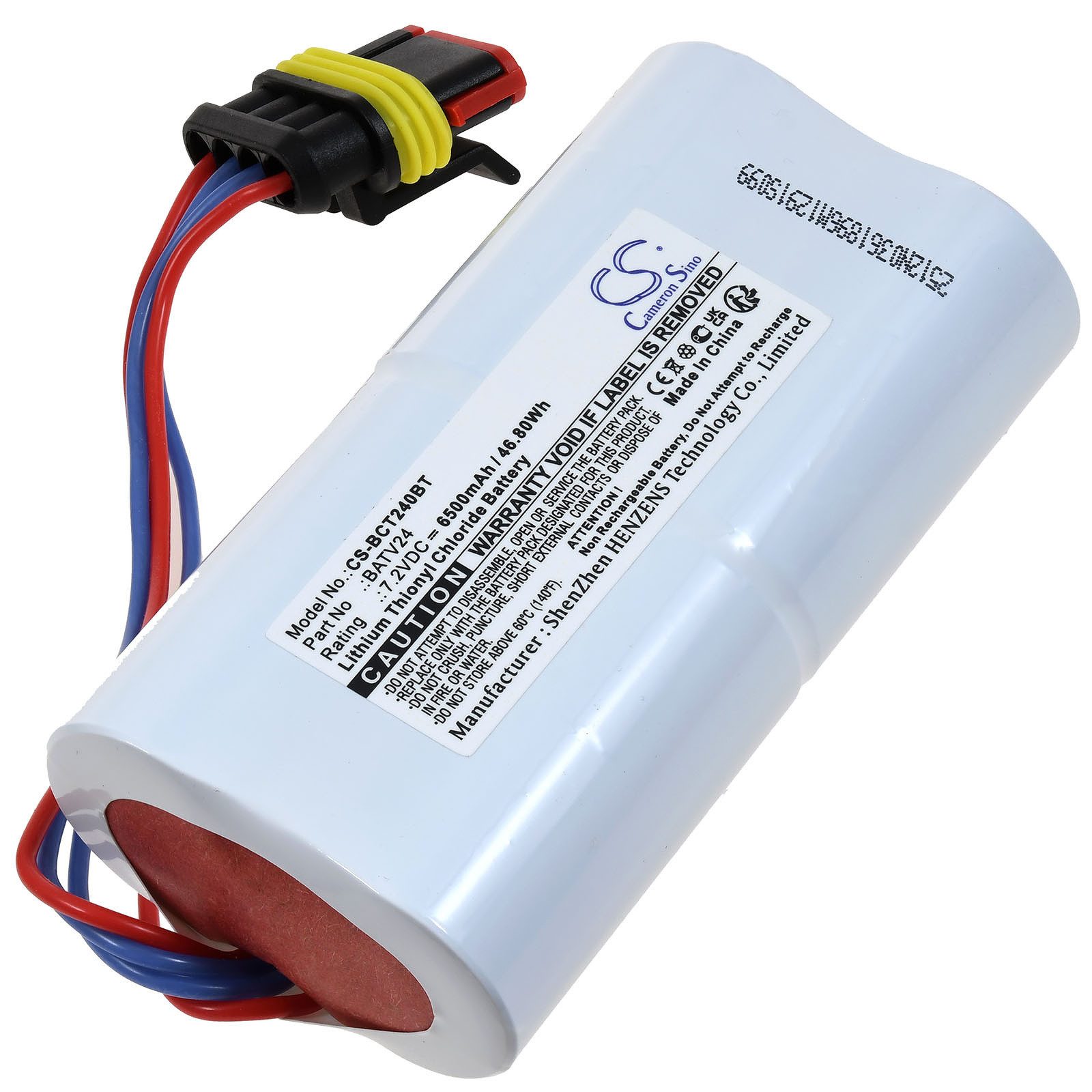 Powery Batterie für Daitem DC408 Alarmanlage Batterie, (7.2 V)