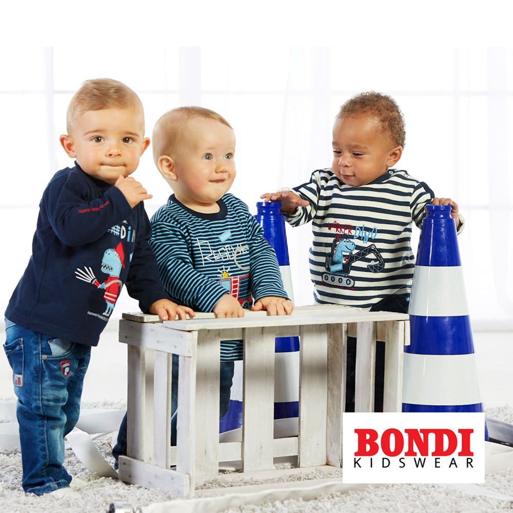 BONDI Trachtenjacke BONDI Baby Jacke 'Bär' mit Kapuze 93760, Navy