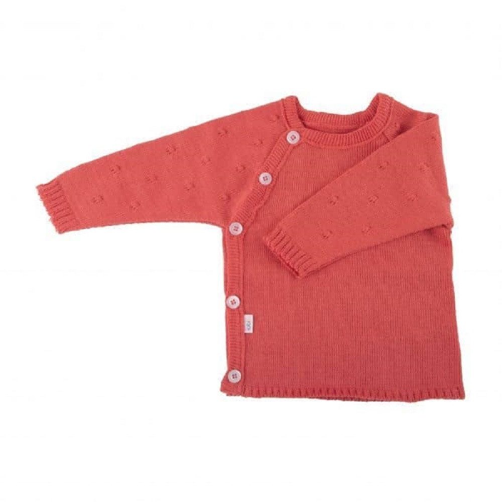 Popolini Wickelstrickjacke Iobio Wickelhemd Alvo Popolini Baumwolle Kleidung Baby
