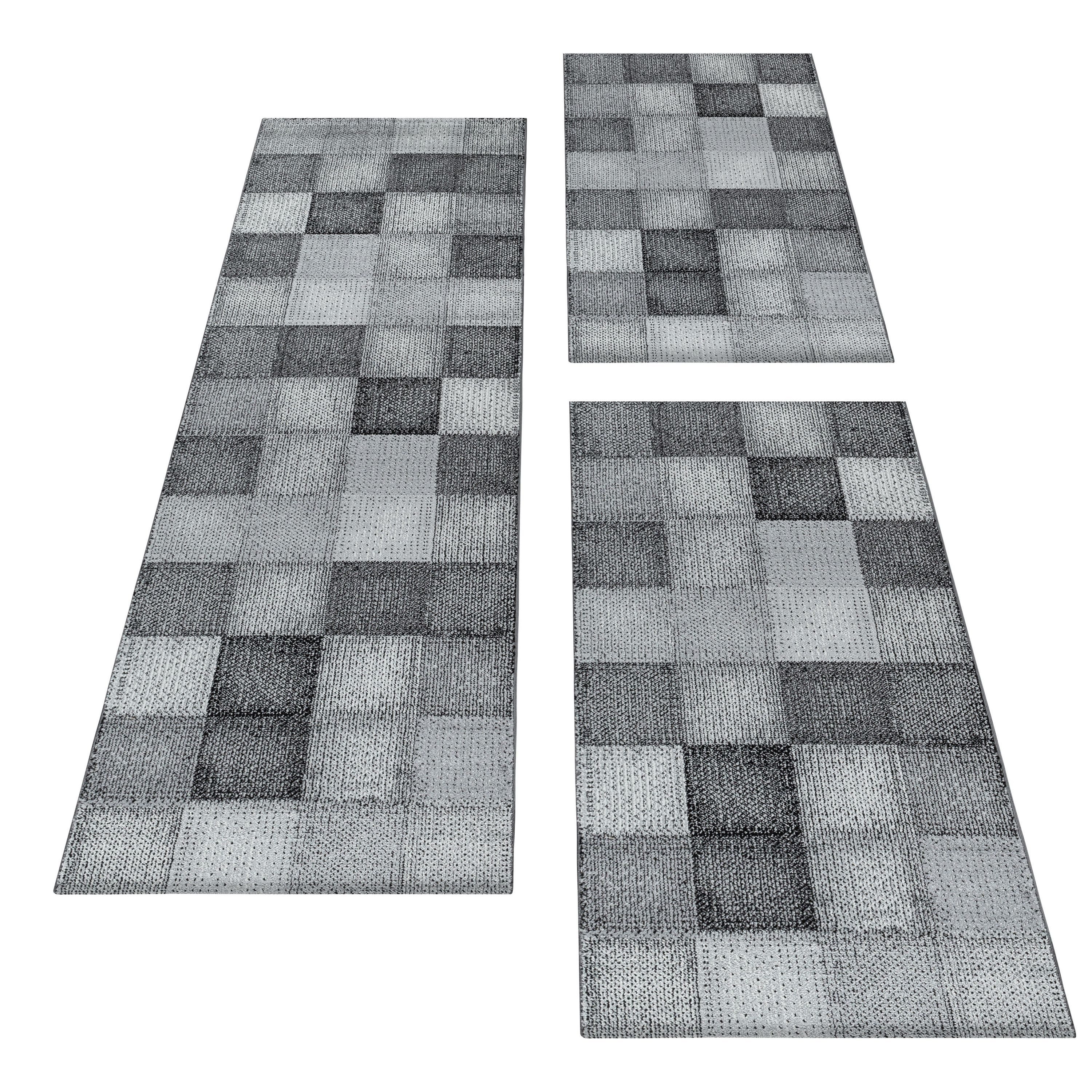 SIMPEX24 Kurzflor-Bettumrandung Kariert Design, Höhe 8 günstig online kaufen
