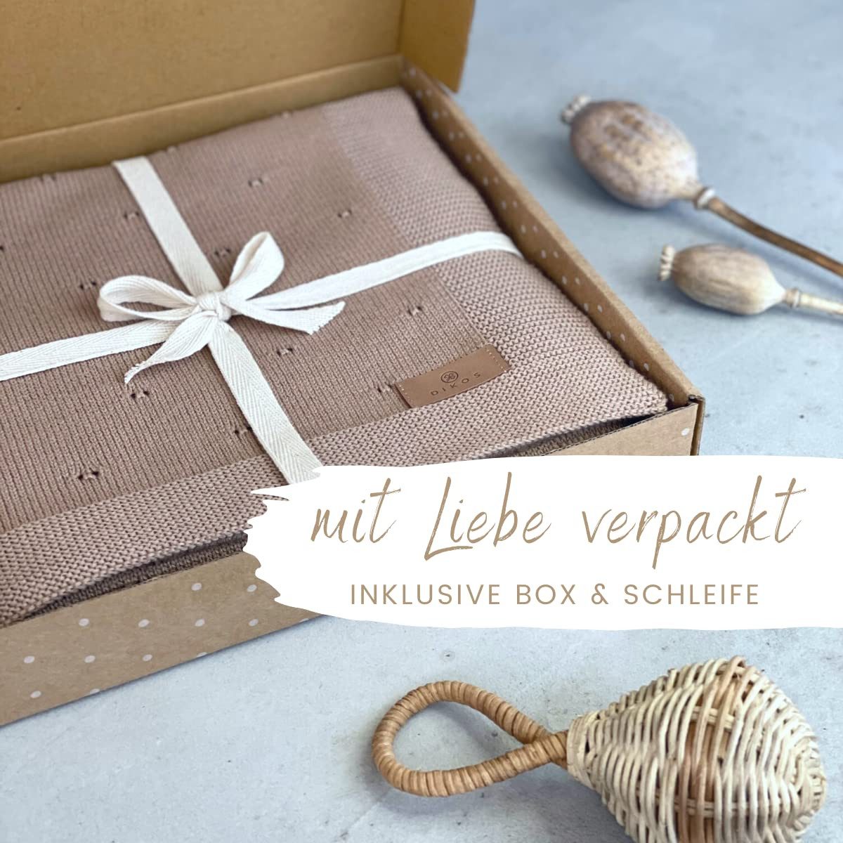 Babydecke DIKOS® Babydecke aus *100%* Bio günstig online kaufen