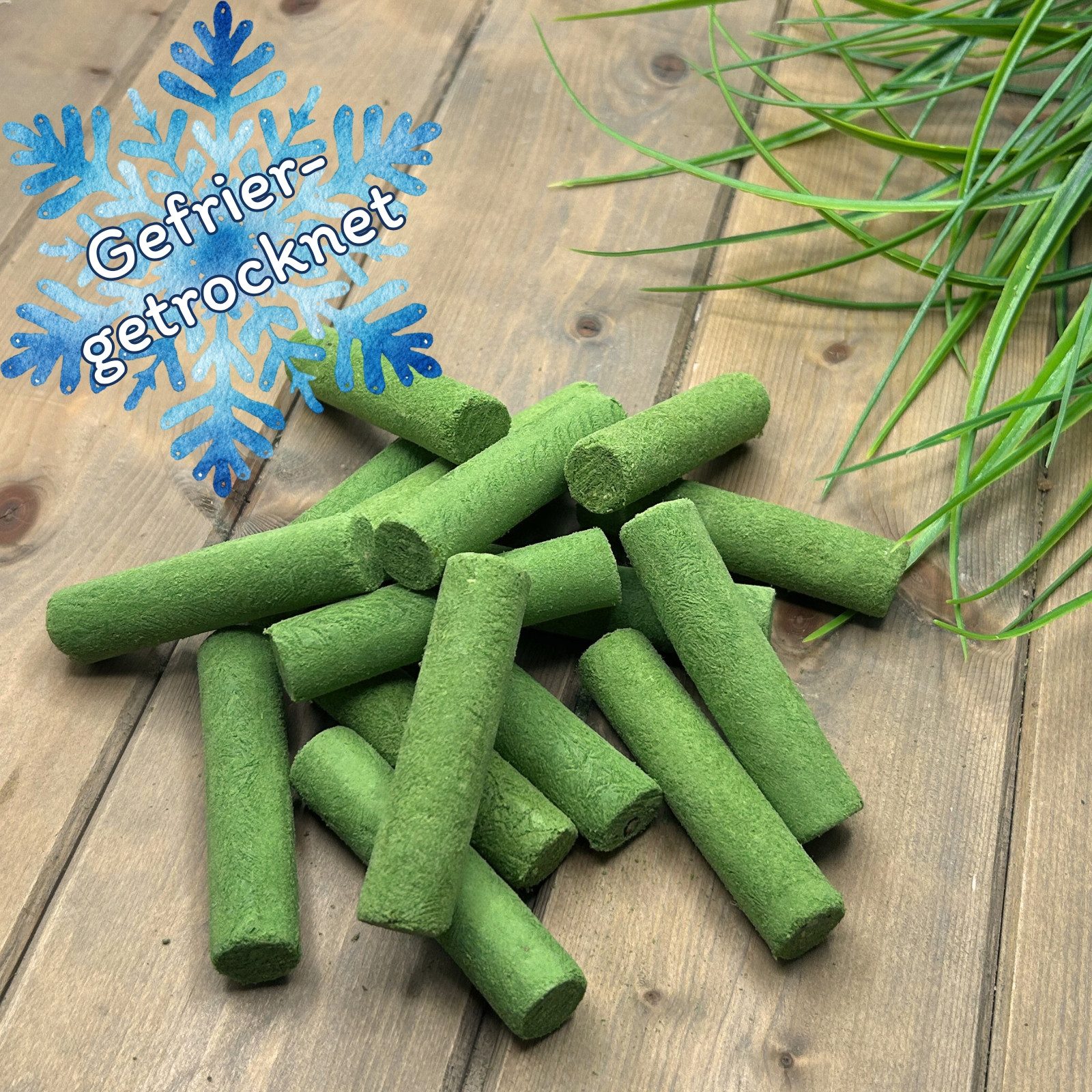Lyra Pet 5 kg (25 x 200 g) Lyra Pet® Katzengras Sticks gefriergetrocknet Huhn, Snack für: Katze