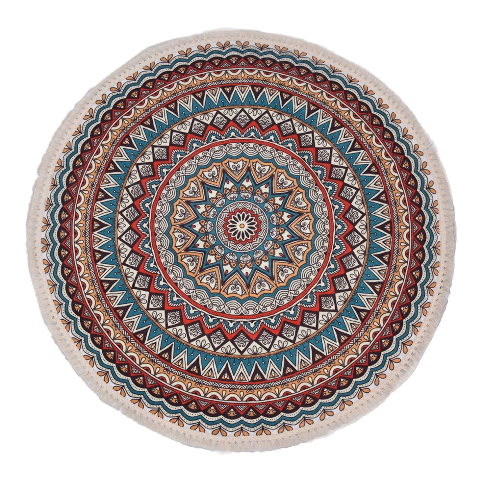 Sunicol Teppich Vintage Quaste Marokko Rund günstig online kaufen