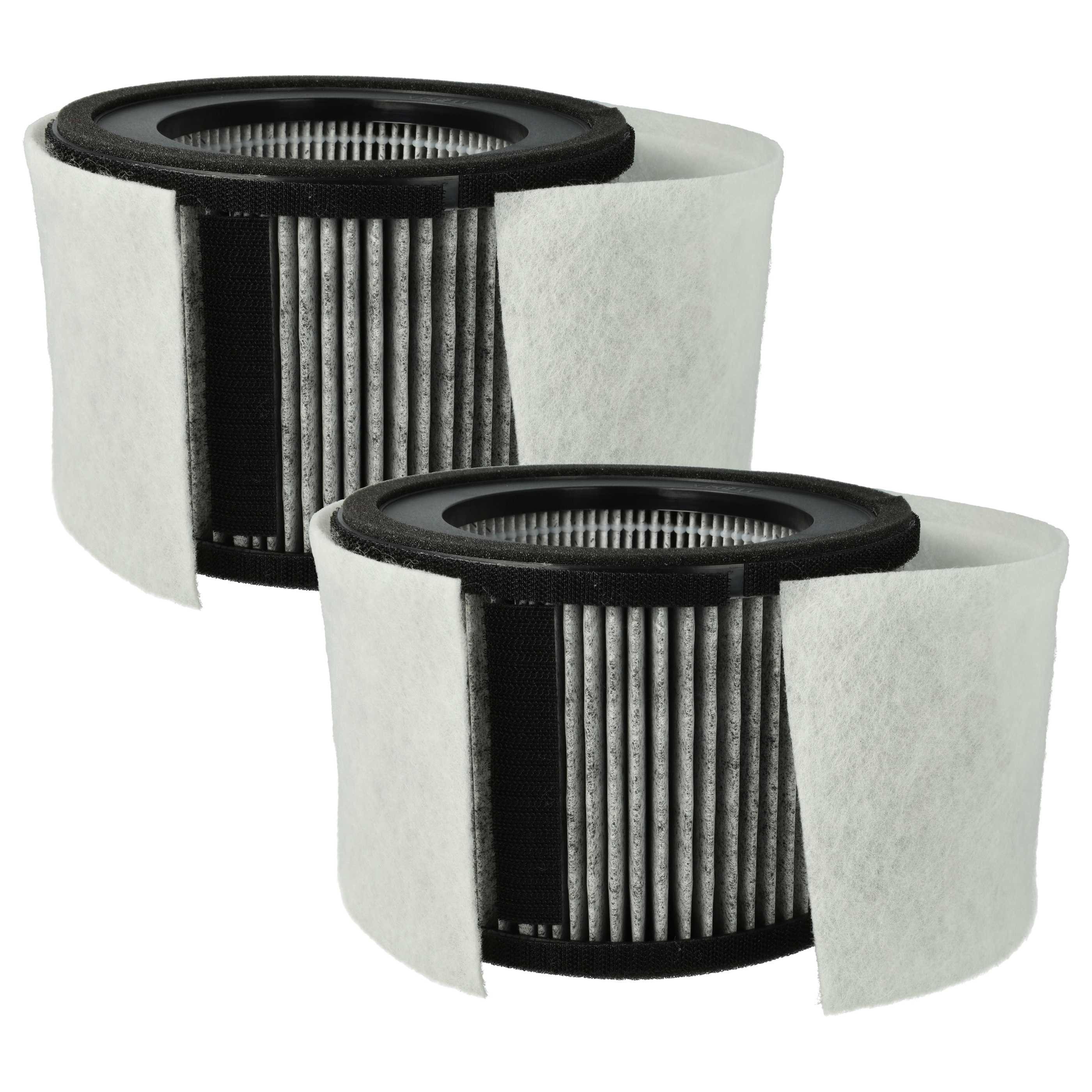 vhbw Befeuchtungsfilter passend für Leifheit / Soehnle Airfresh Clean 300, 400 Luftreiniger, Zubehör für Leifheit / Soehnle Airfresh Clean 300 400