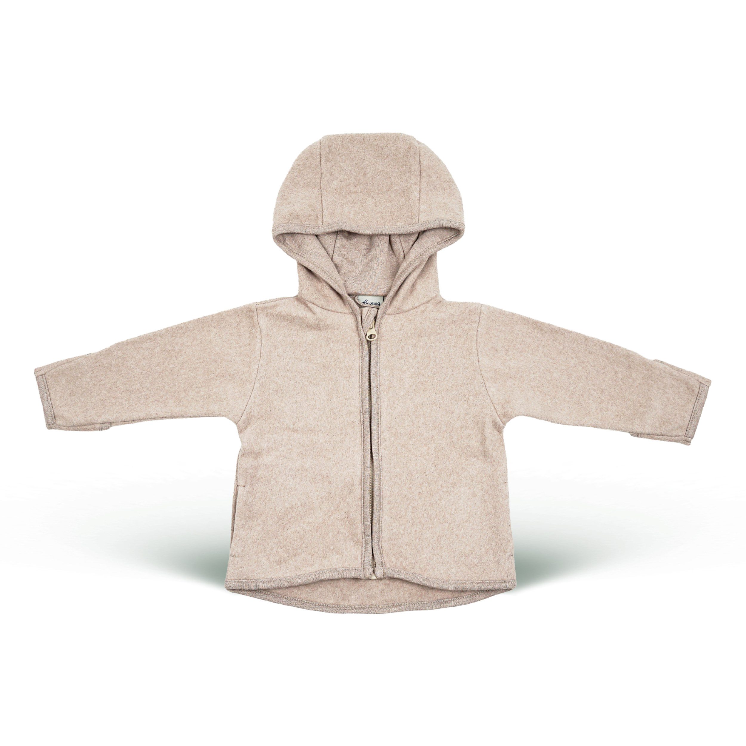 Hinzling Fleecejacke aus 100% Bio-Baumwolle – kuschelig weich, für jede Jahreszeit geeignet