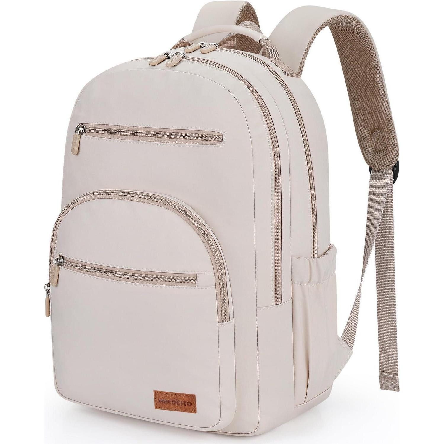 LuxusKollektion Schulrucksack Rucksack Damen Groß 15,6 Zoll Laptop Wasserdicht Schwarz