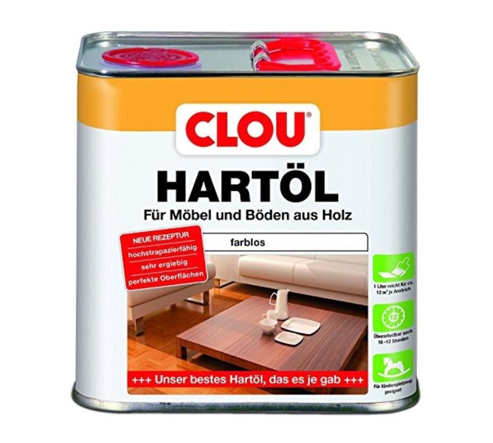Hartholzöl CLOU Hartöl Farblos 2,5 Ltr