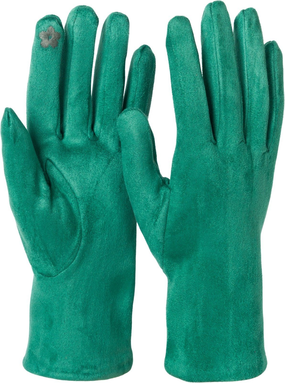 styleBREAKER Strickhandschuhe Touchscreen Stoff Handschuhe mit abnehmbarer günstig online kaufen