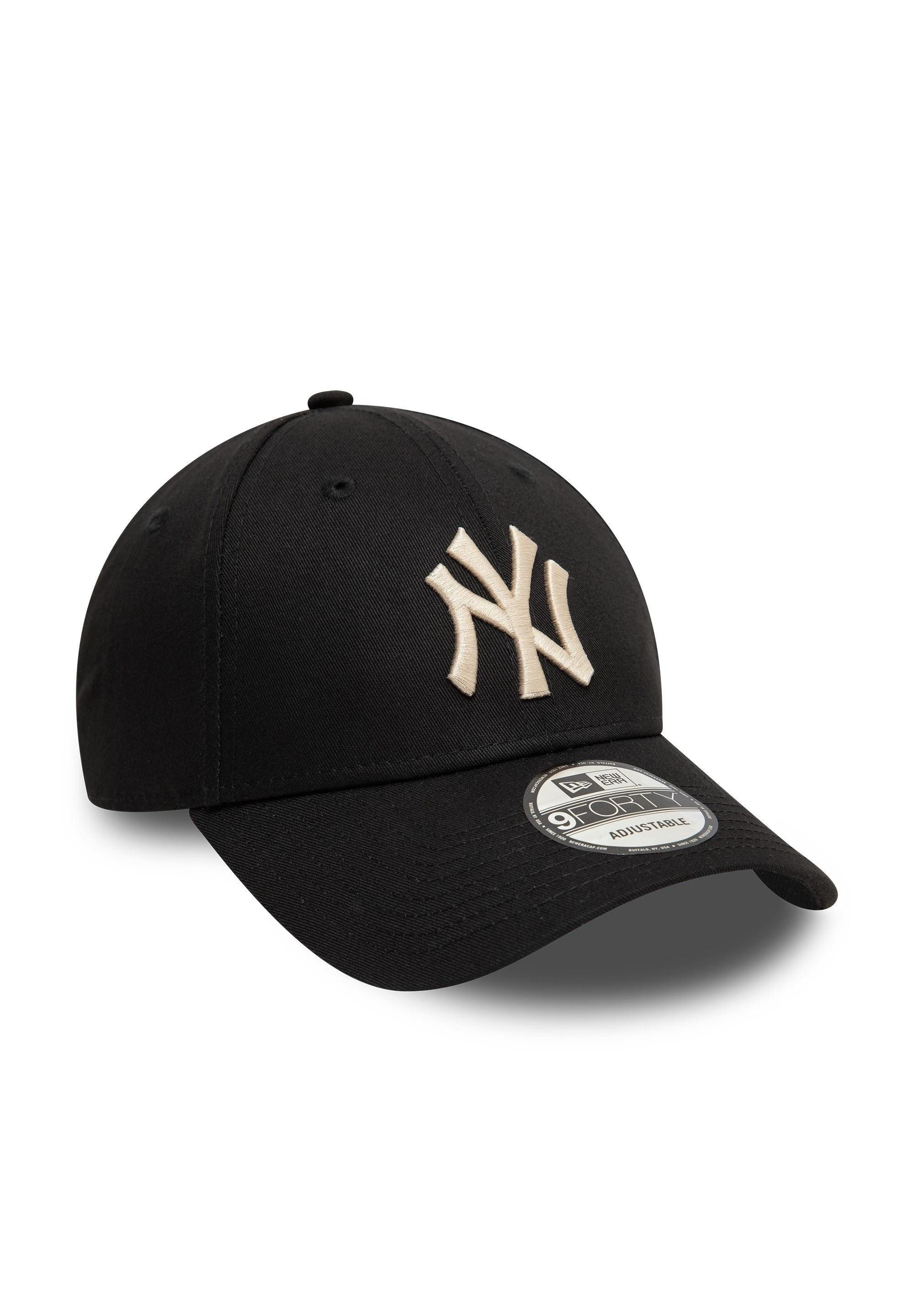 New Era Baseball Cap New York Yankees MLB League Essential Schwarz Verstellbare 9Forty Cap (1-St)