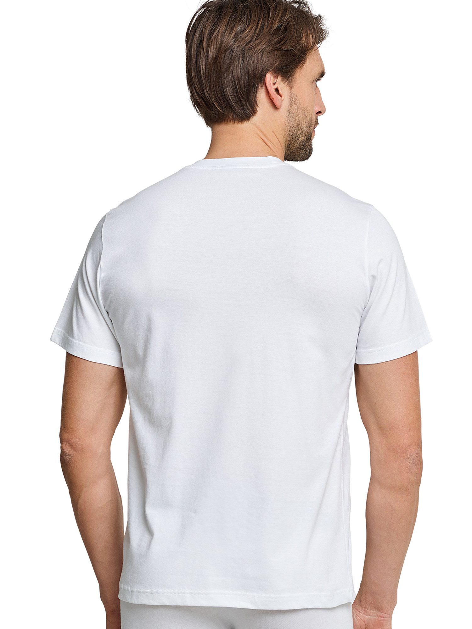 Schiesser T-Shirt American Shirt (4-tlg) unterziehshirt unterhemd kurzarm