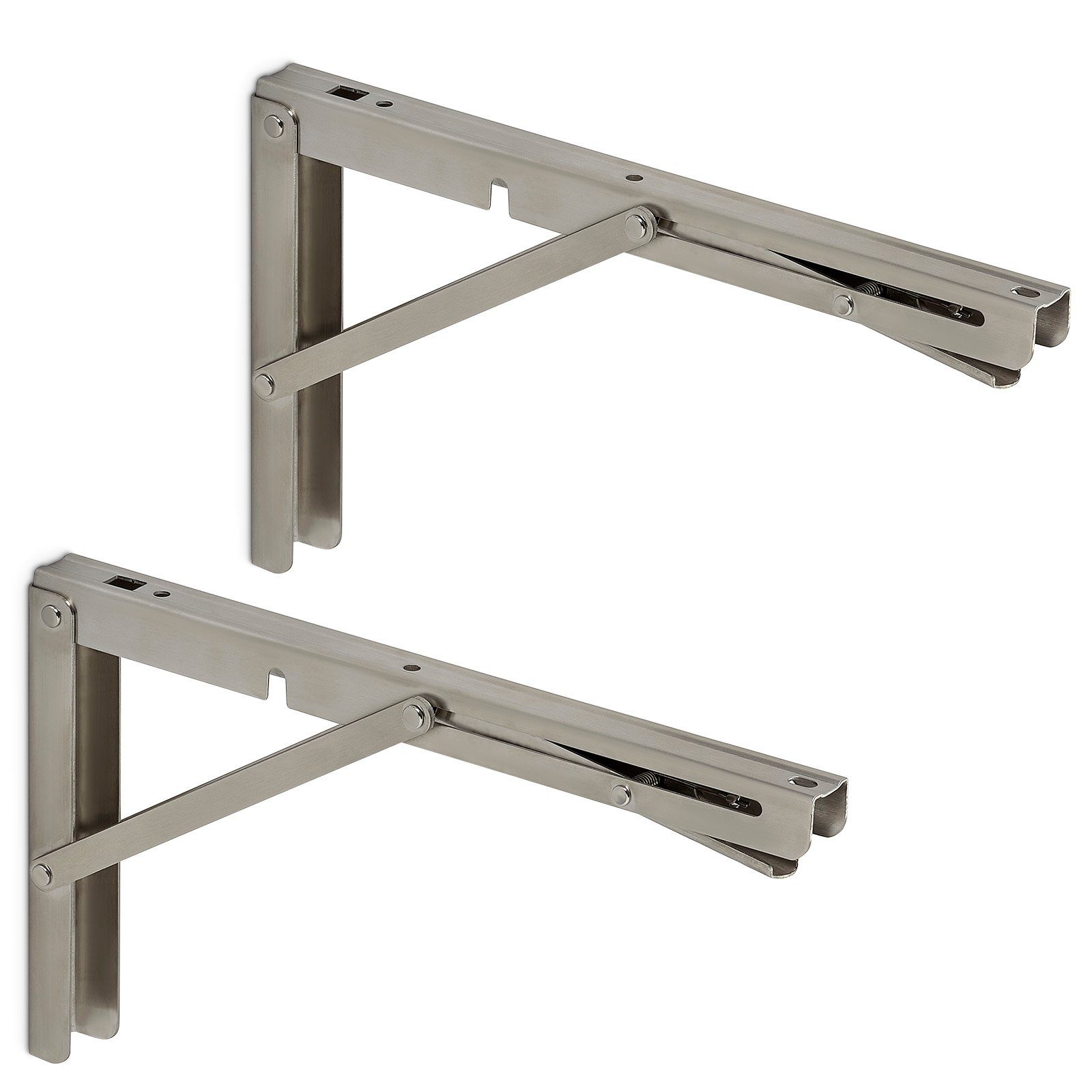 SO-TECH® Wandregalhalter 1 Paar Schwerlast Klappkonsolen Tragkraft bis 150 günstig online kaufen