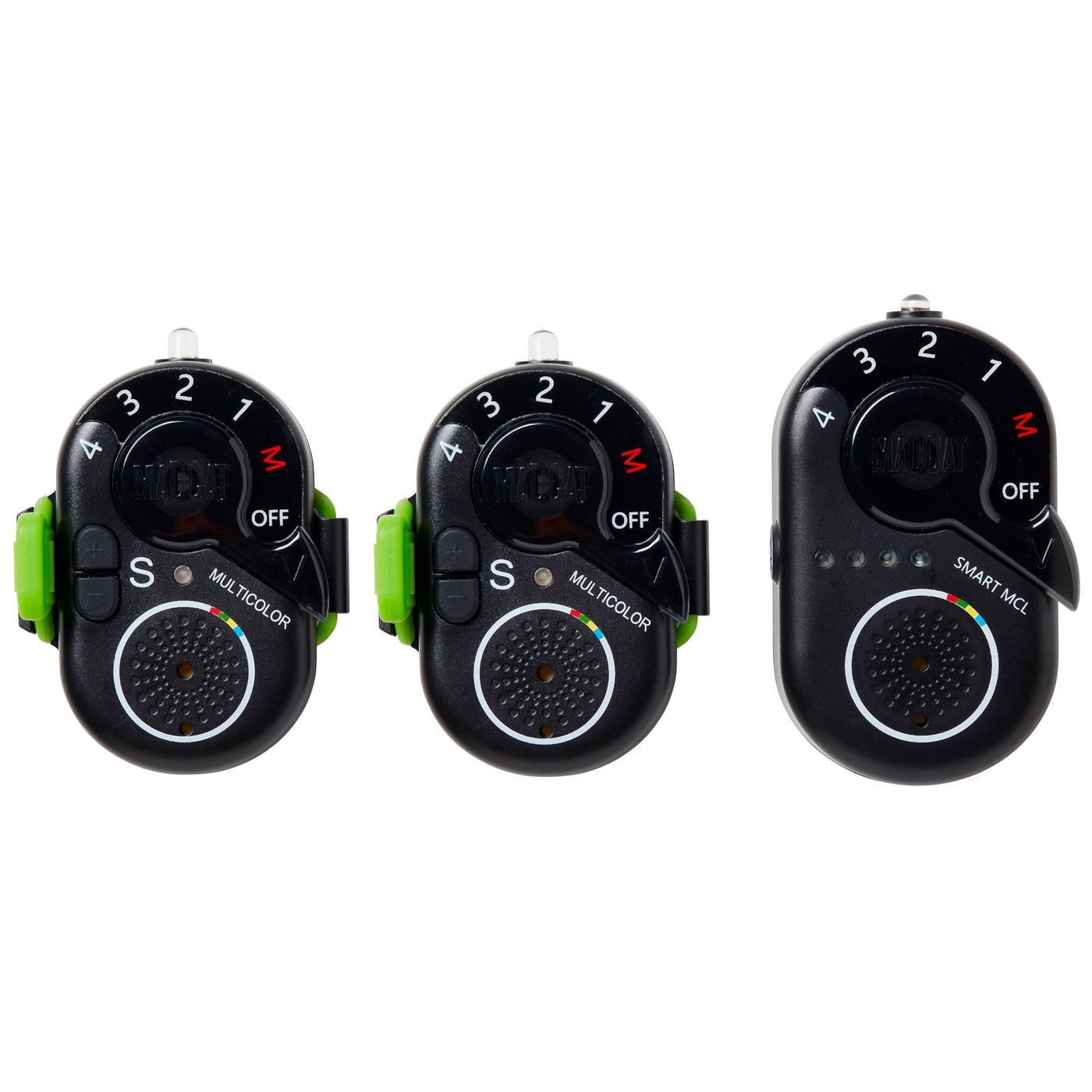 elektronischer Bissanzeiger Madcat Smart Alarm Mcl Set 2 + 1 Multicolor - Bissanzeiger Set