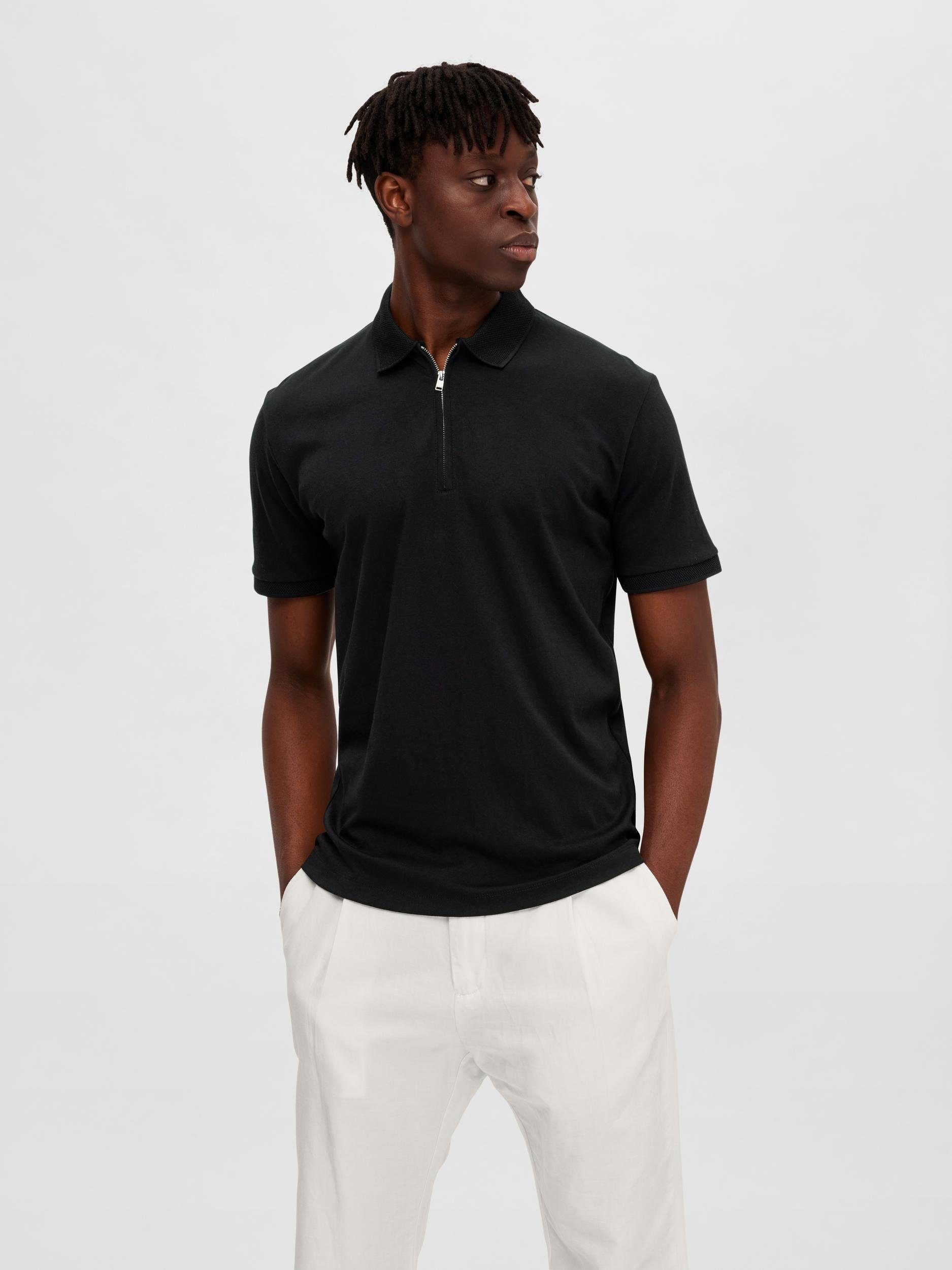 SELECTED HOMME Poloshirt SLHFAVE ZIP SS günstig online kaufen