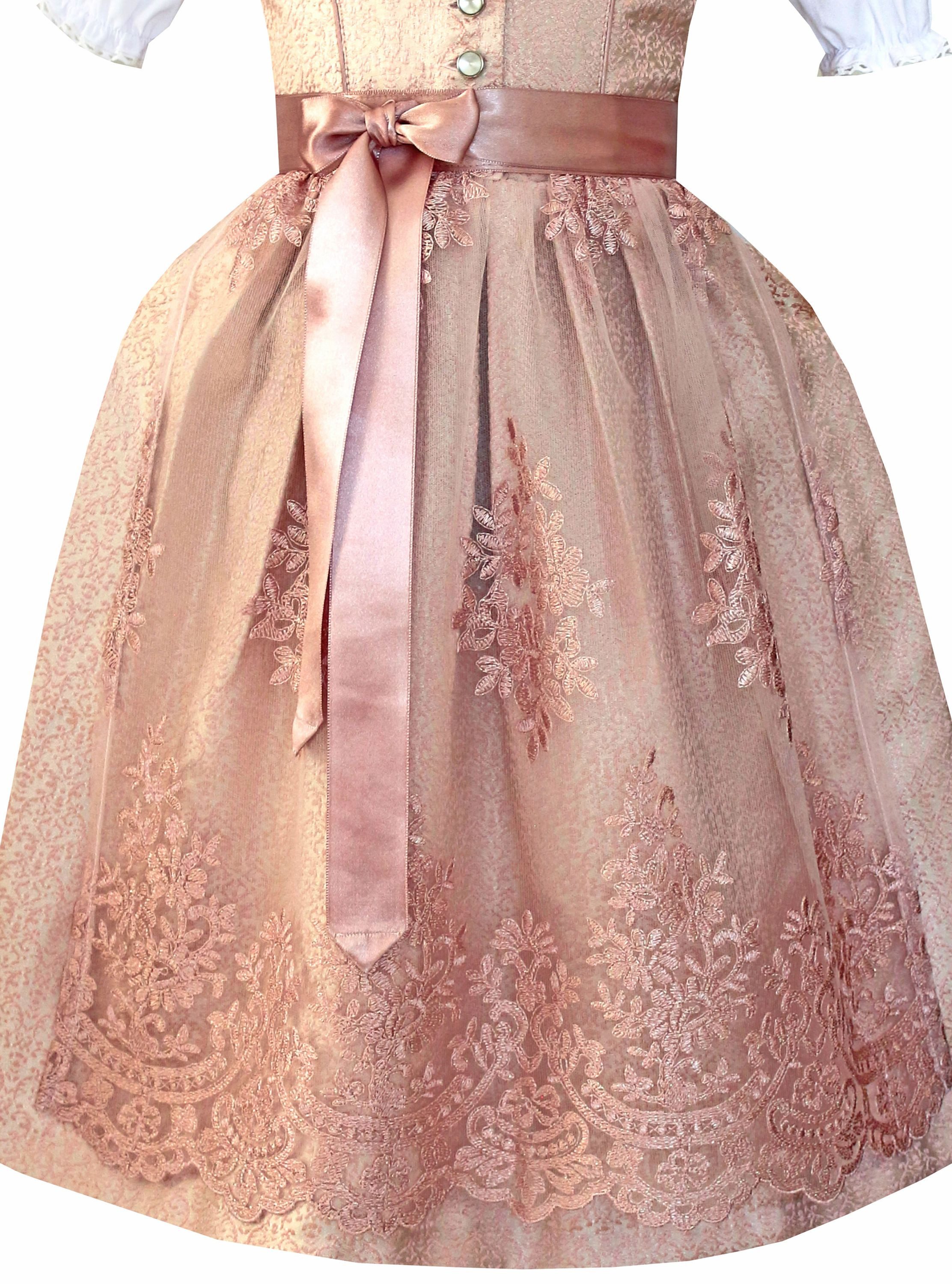 Alpenmärchen Dirndl Kinderdirndl Hedi in Rosa - ALM-K957 – Bild 3 von 3