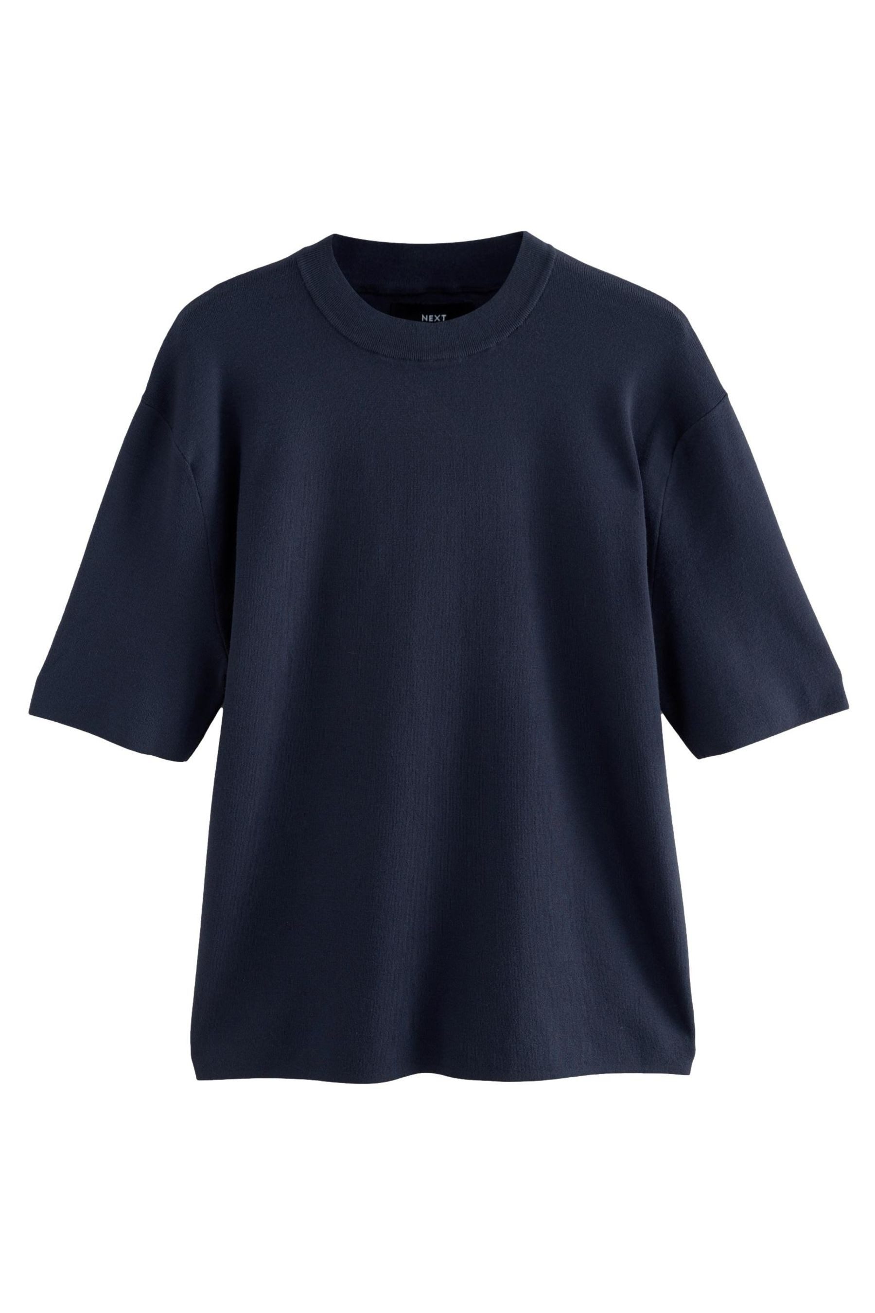 Next T-Shirt Premium Strick-T-Shirt, Relaxed Fit (1-tlg) günstig online kaufen